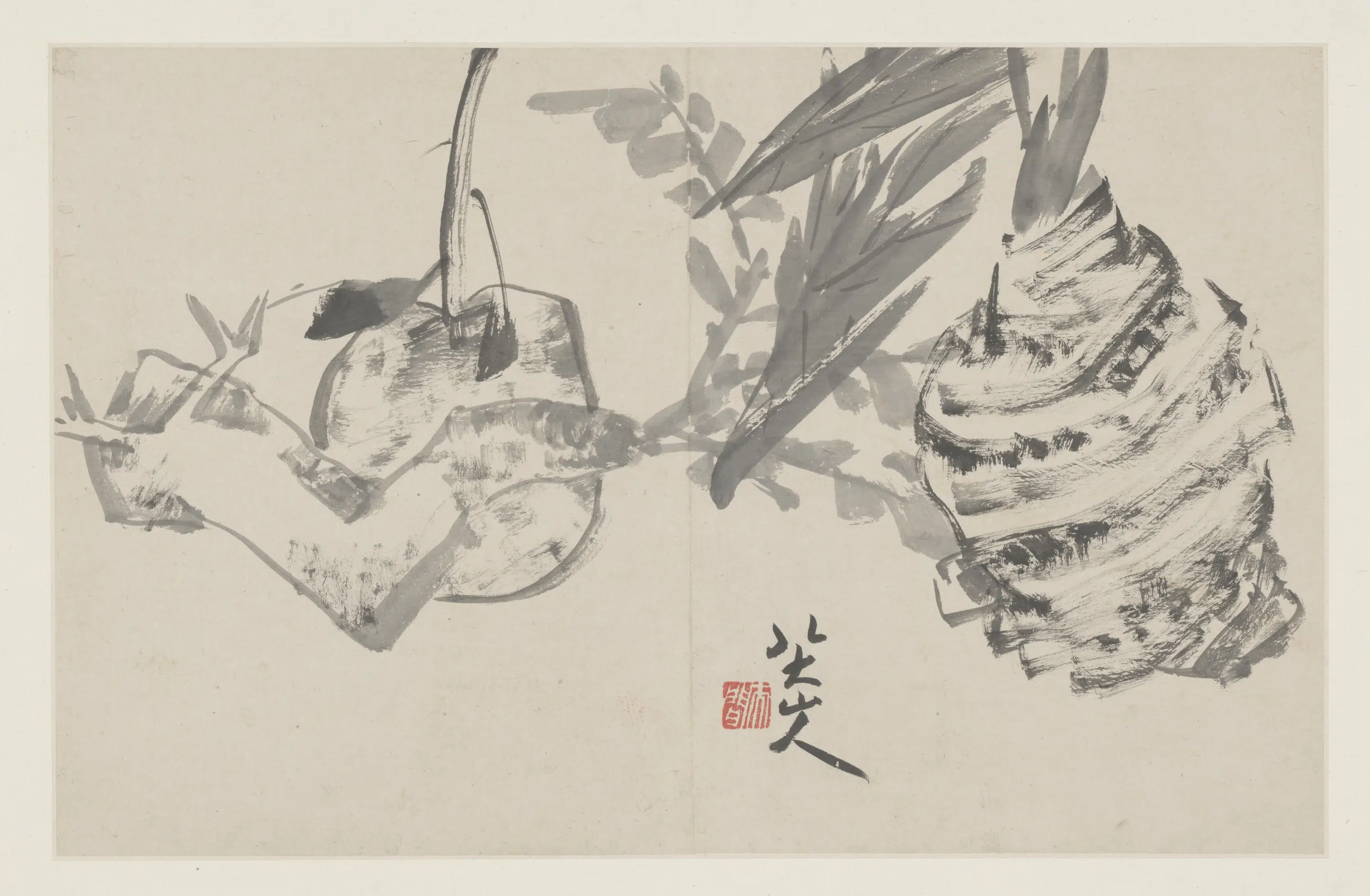 清代【朱耷】《杂画册-2版-6开》 第4张 清代【朱耷】《杂画册-2版-6开》 第4张