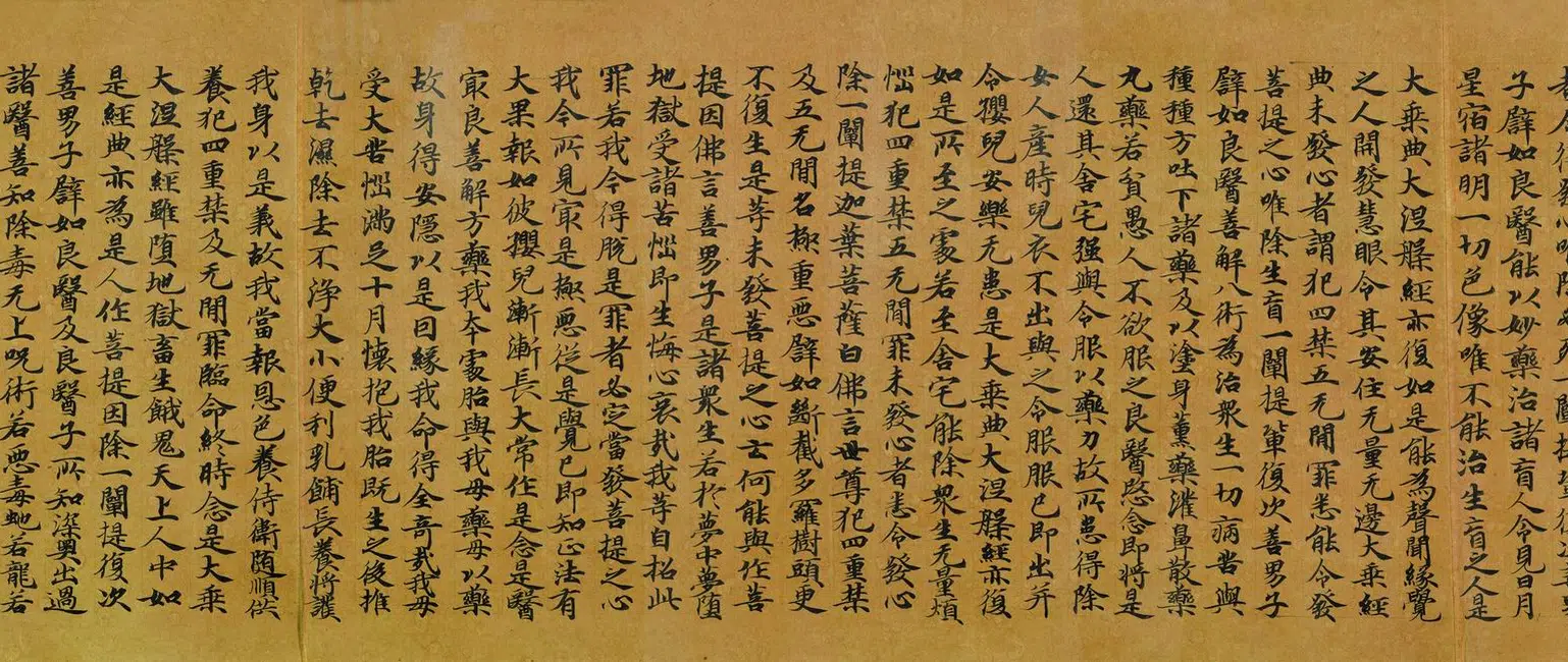 唐朝【佚名】《大般涅槃经菩萨品卷》 第12张 唐朝【佚名】《大般涅槃经菩萨品卷》 第12张