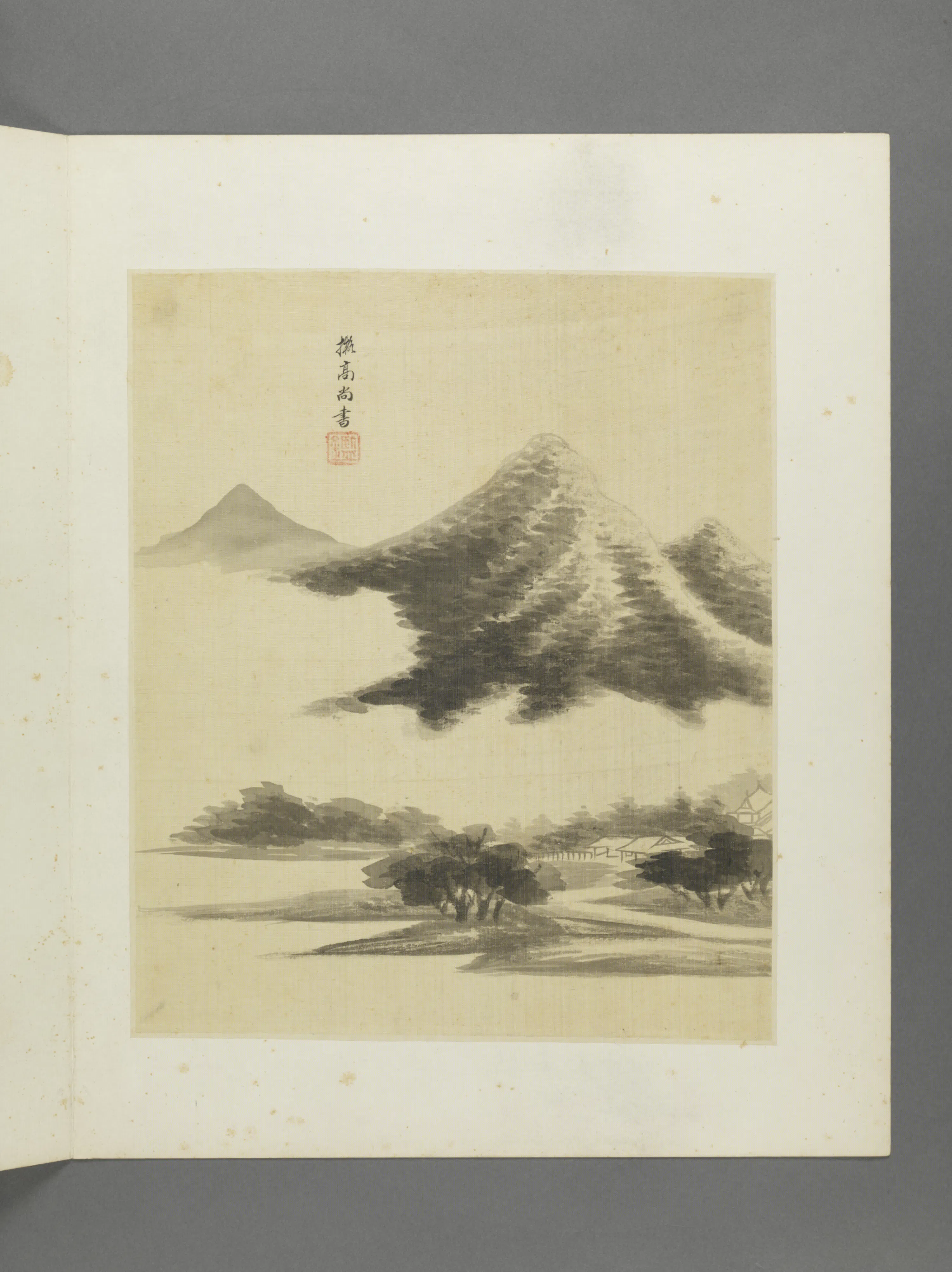 清代【王鉴】《仿古山水册（12开）》