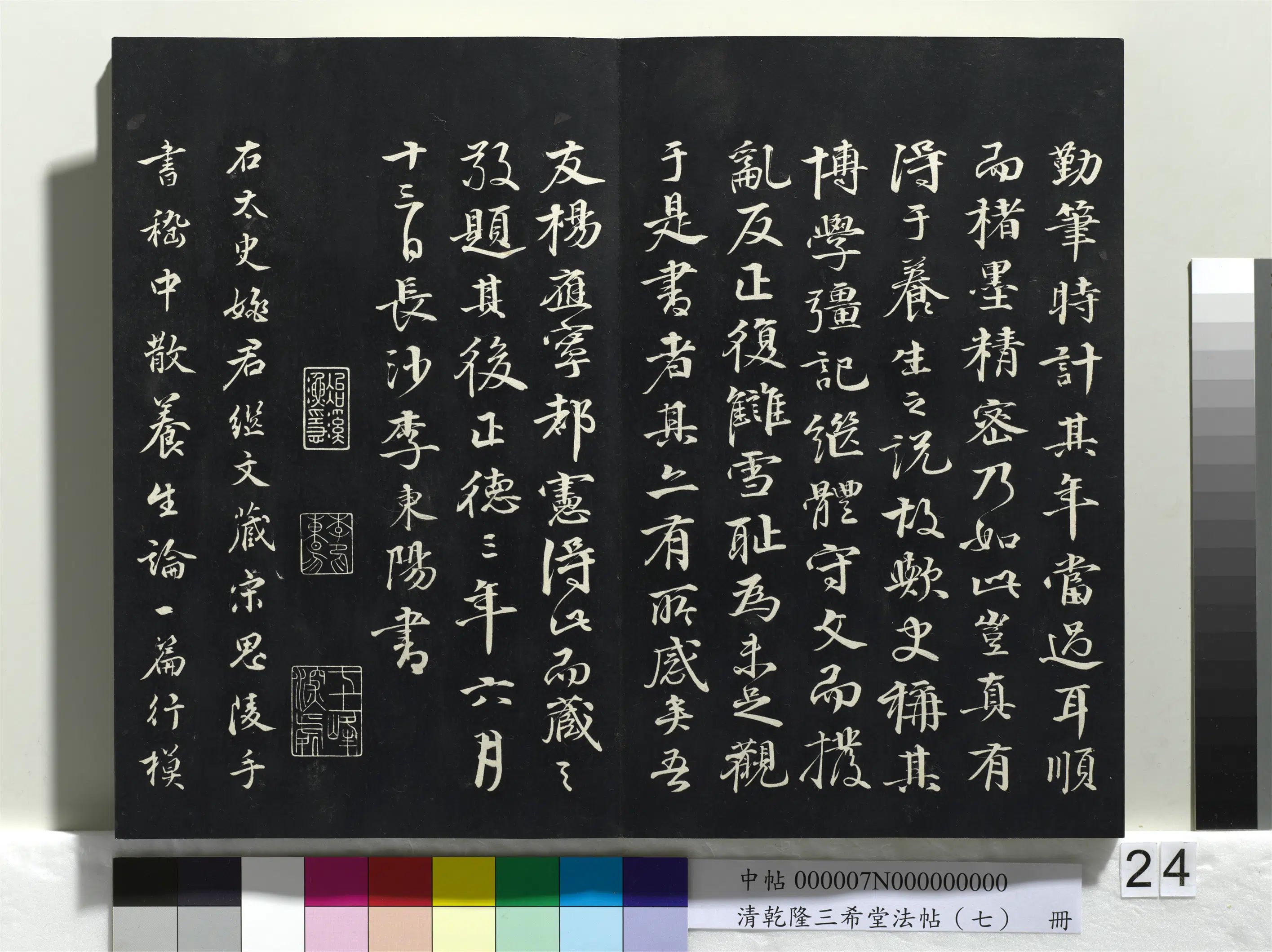 南宋【赵构-宋高宗】《乾隆三希堂法帖（七）册-宋高宗真草书嵇康养生论》 第15张