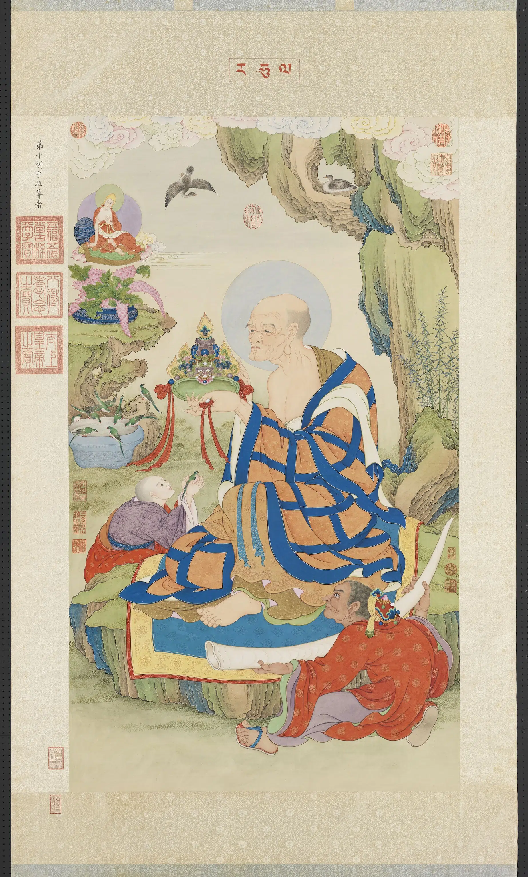 清代【姚文瀚】《天王像十幅》 第10张