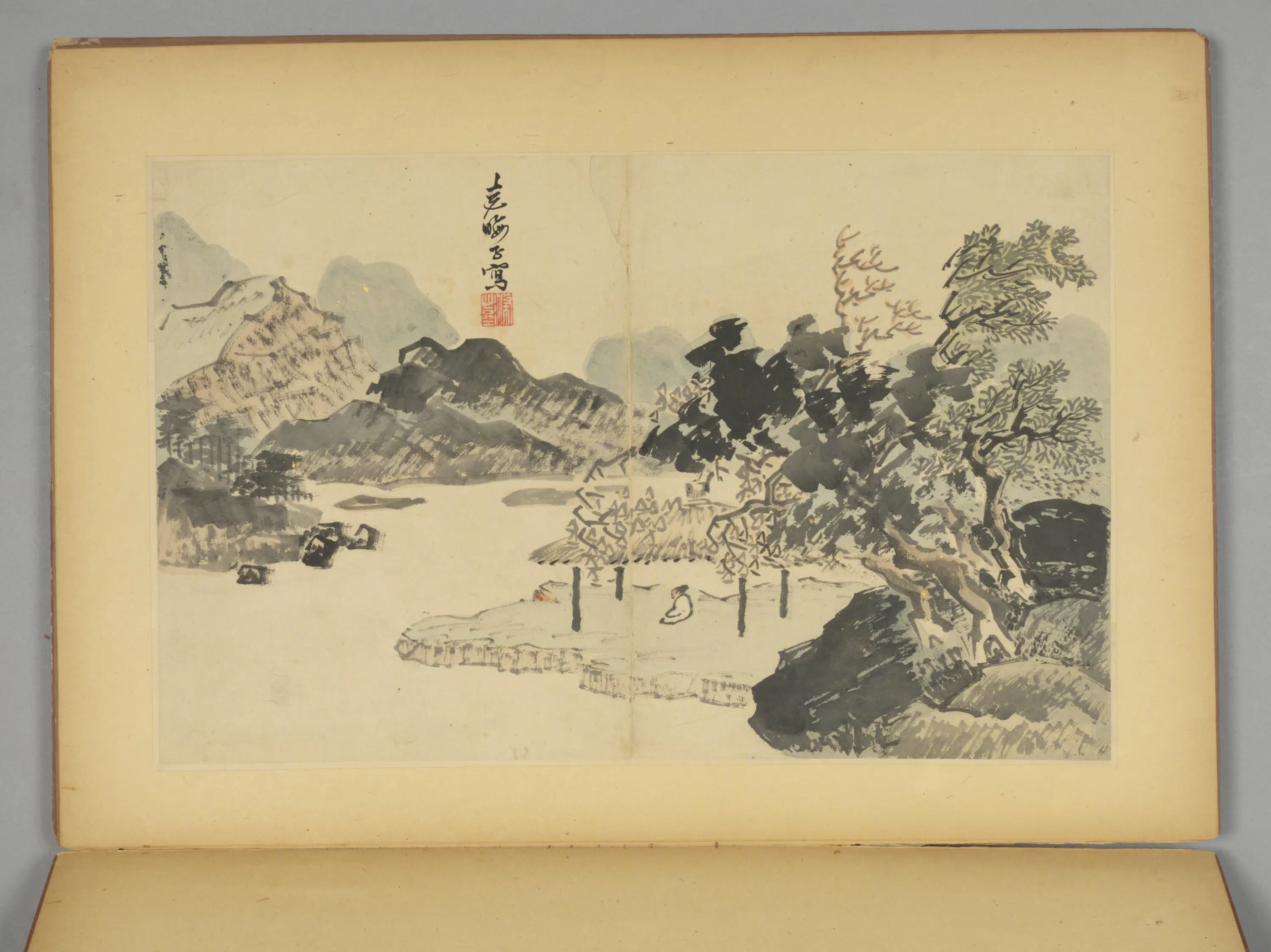 明朝【毛复光】《花卉人物册》 第9张 明朝【毛复光】《花卉人物册》 第9张