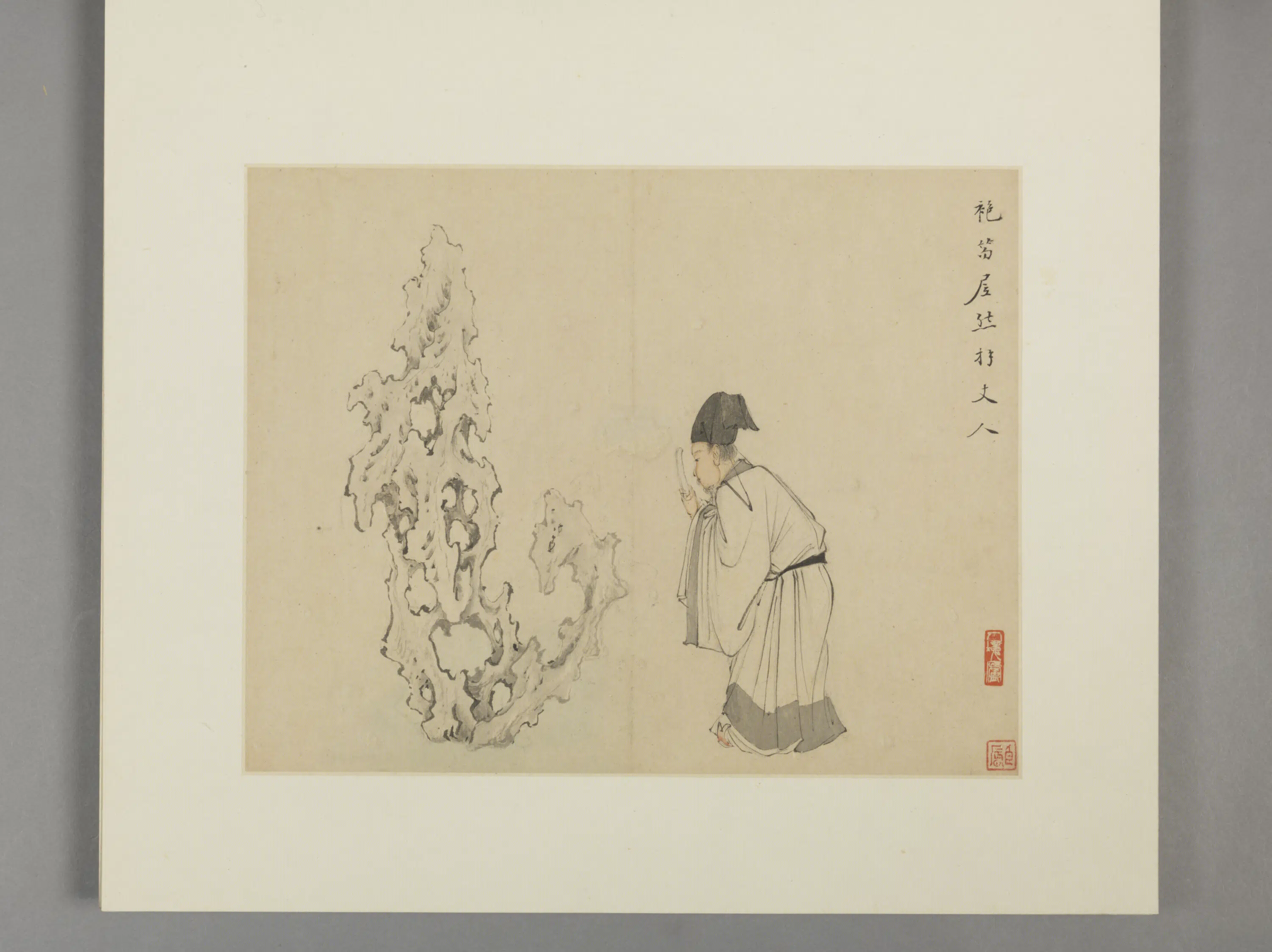 清代【萧晨】《滑稽禅隐图册（10开）》 第4张