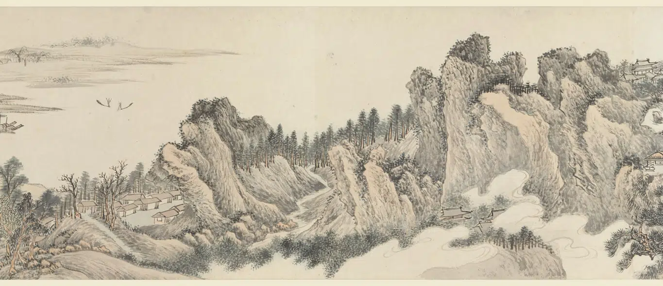 清代【王翚】《徐溶山水卷》 第2张
