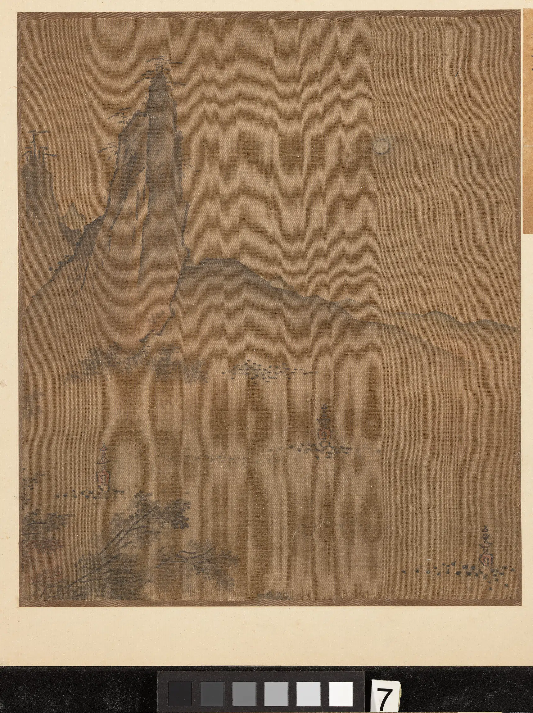 南宋【叶肖岩】《西湖十景图册-三潭印月》
