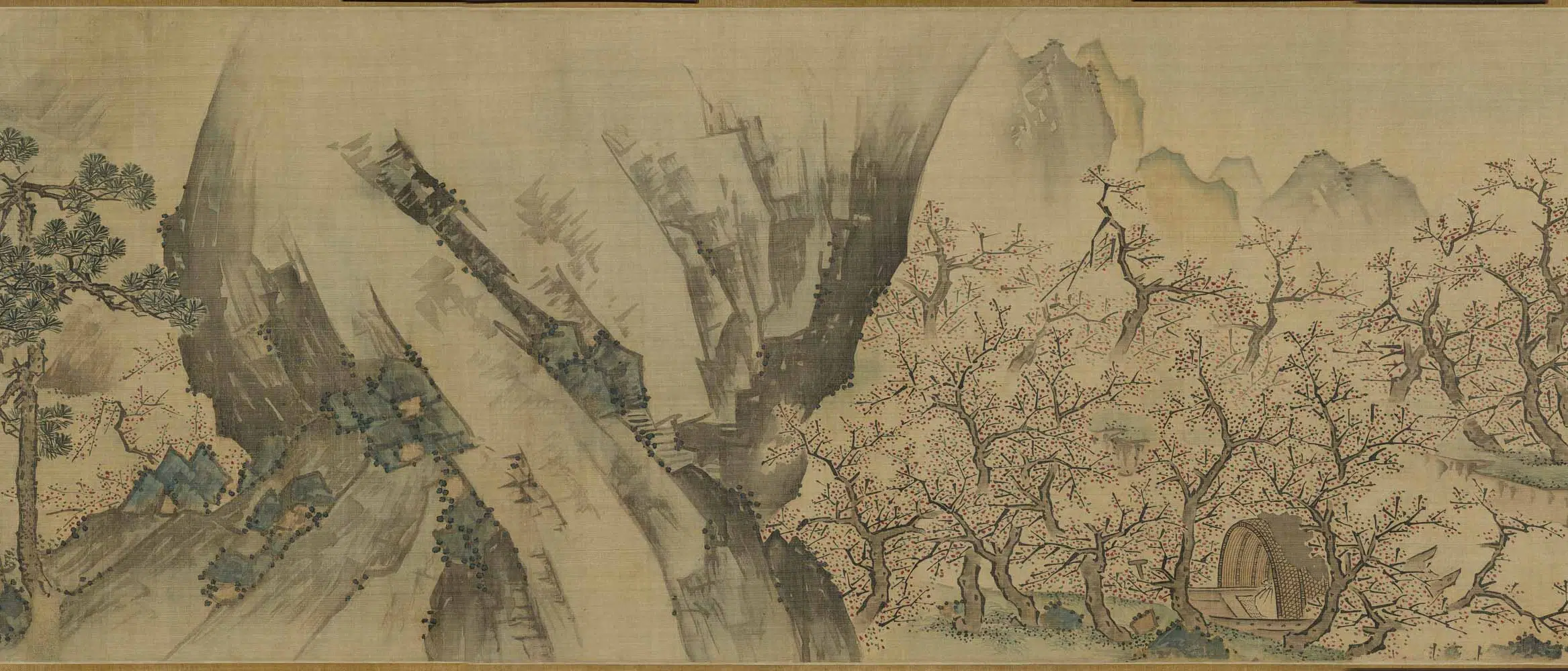 明朝【黄克晦】《桃花源图卷》 第5张 明朝【黄克晦】《桃花源图卷》 第5张