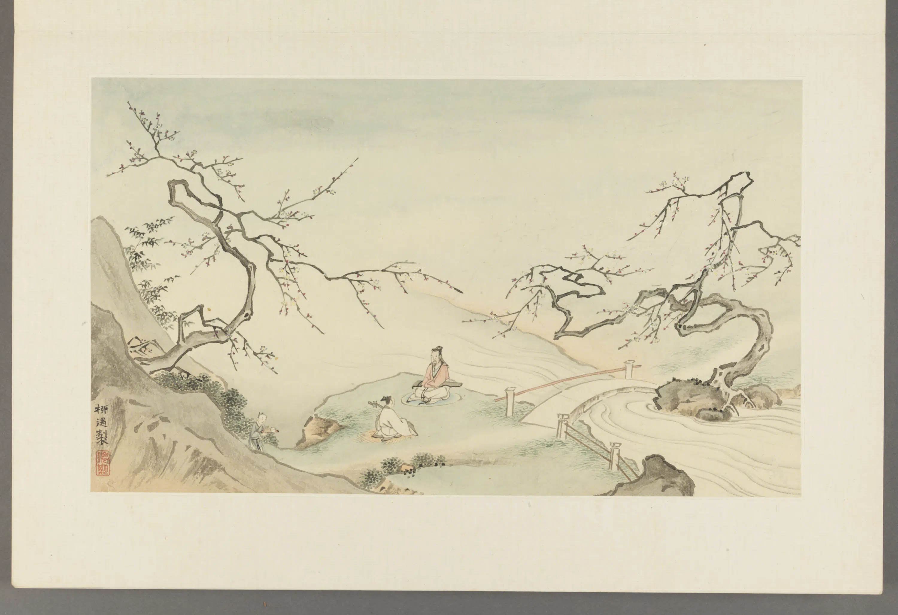 清代【柳遇】《山水册页》