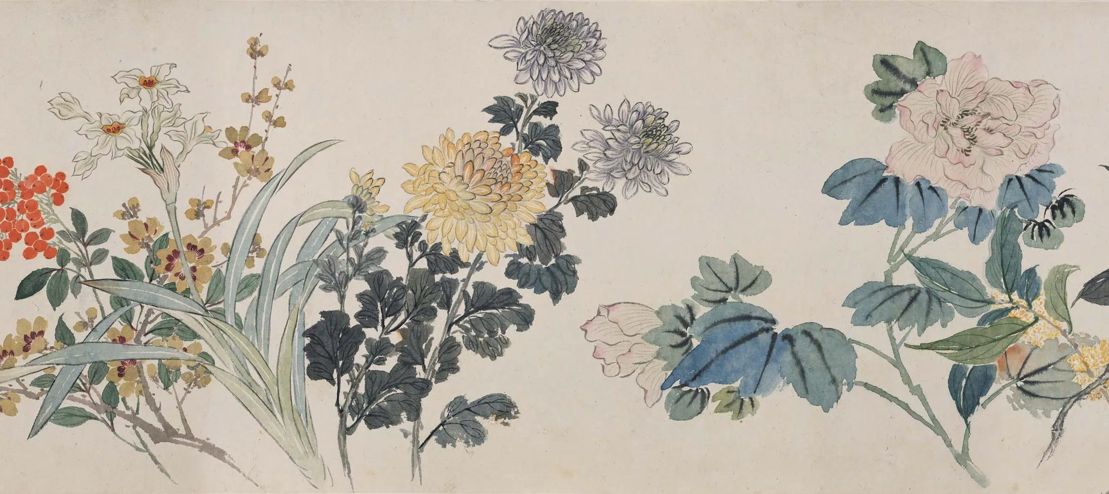 清代【杨晋】《杂花卷》 第2张