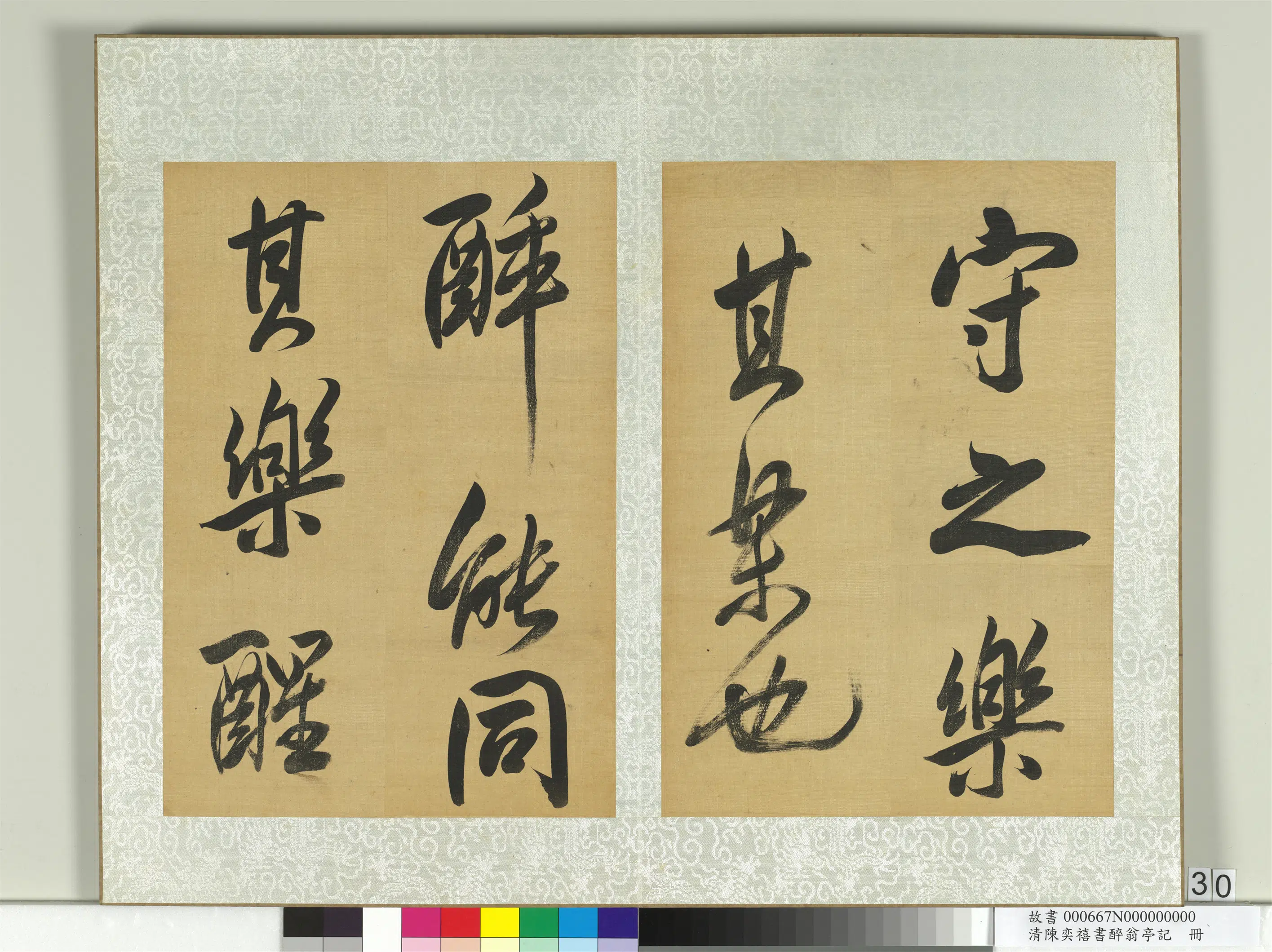 清代【陈奕禧】《醉翁亭记册》 第24张