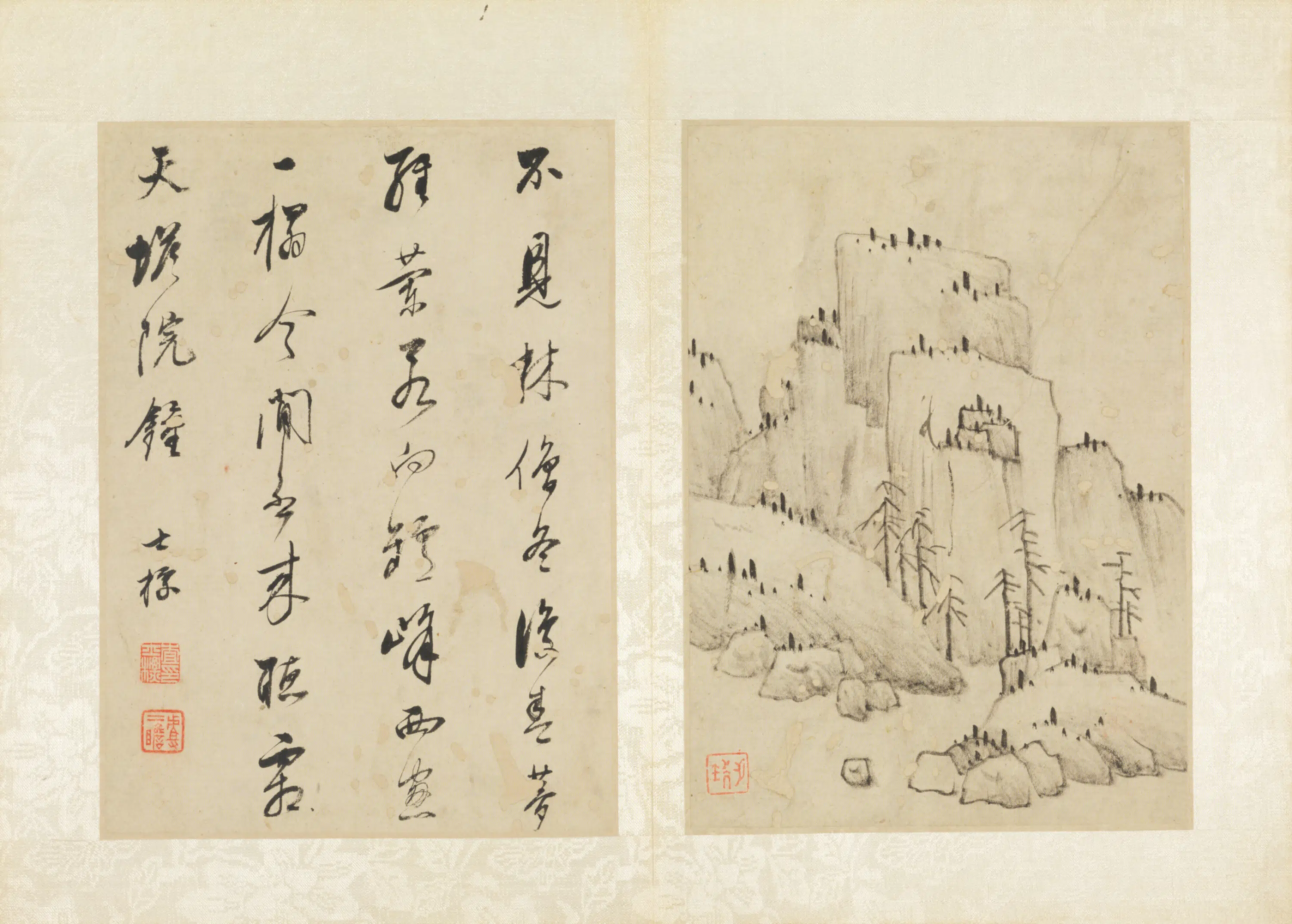 清代【汪之瑞】《山水册（9开）》
