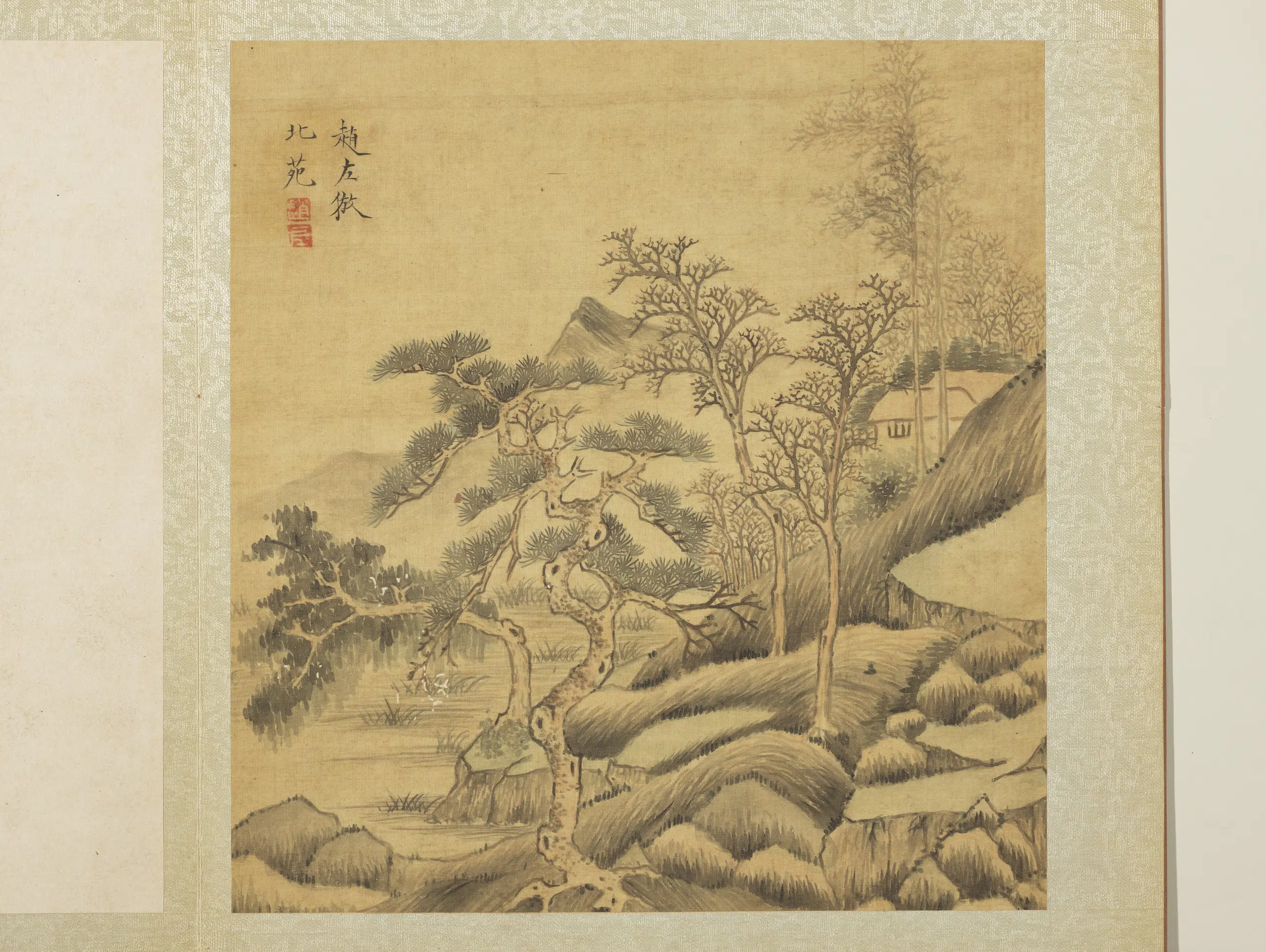 明朝【赵左】《山水册》 第6张