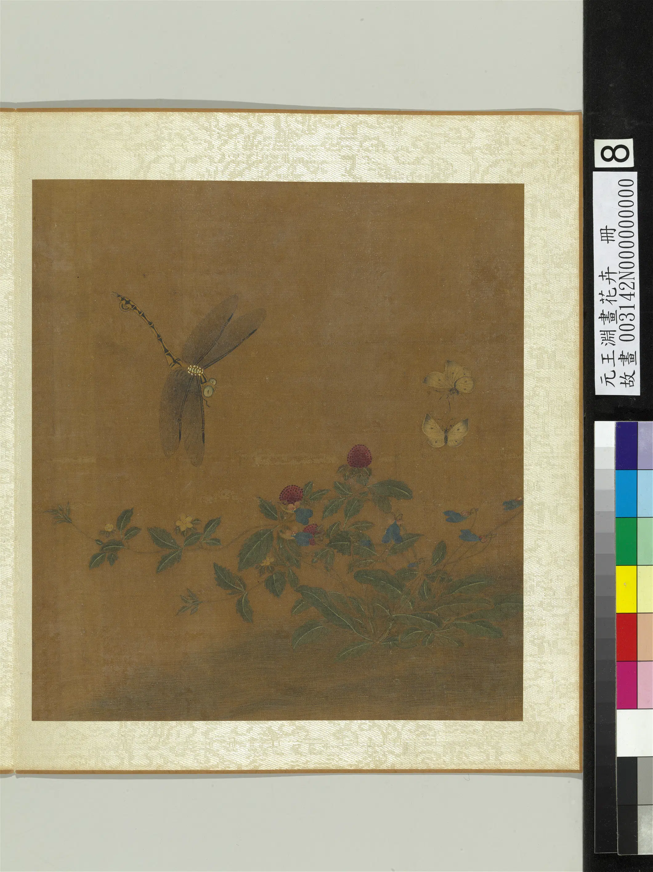 元朝【王渊】《画花卉册2版（12开）》 第7张