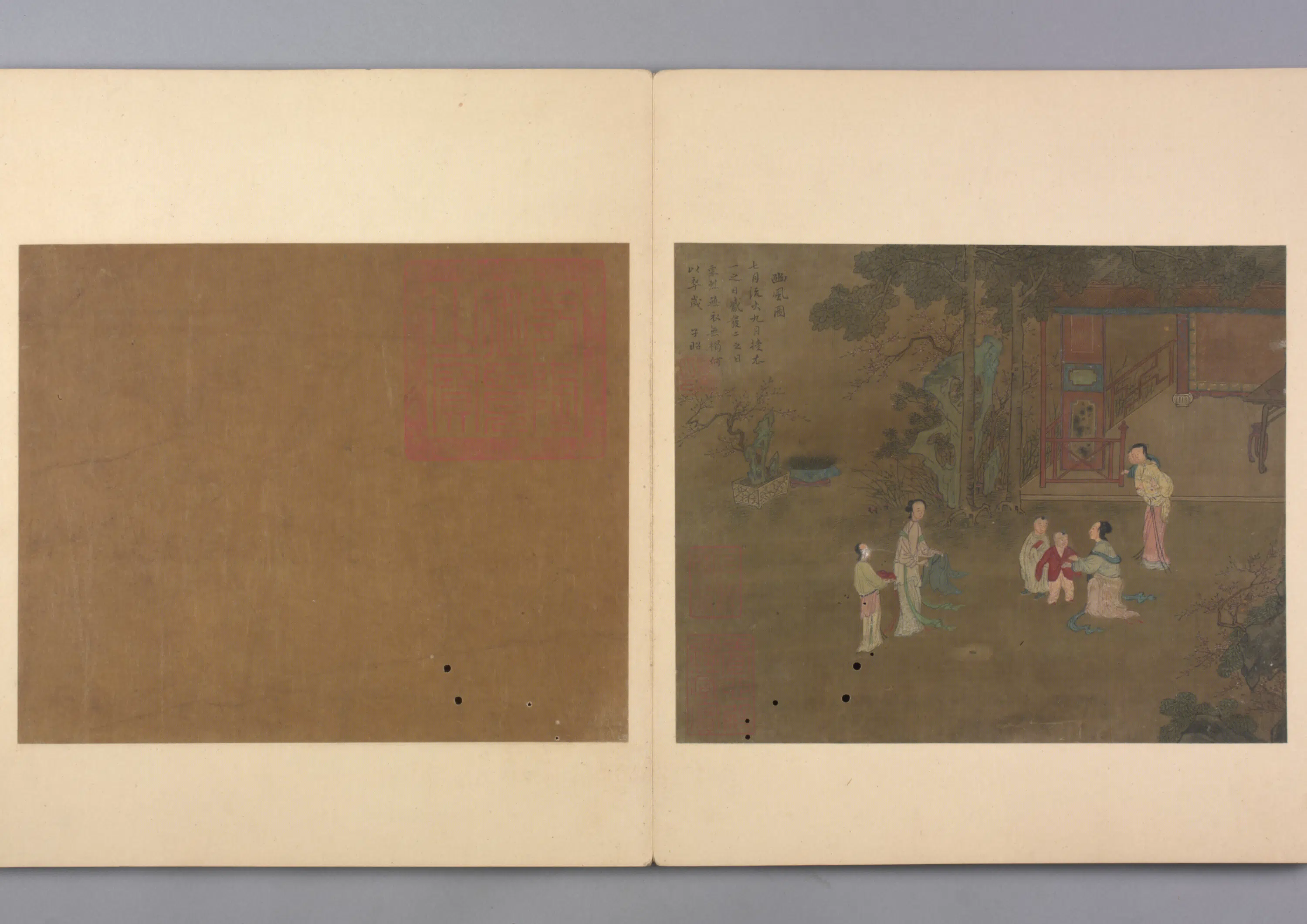 元朝【盛懋】《豳风图册（30开）》 第1张