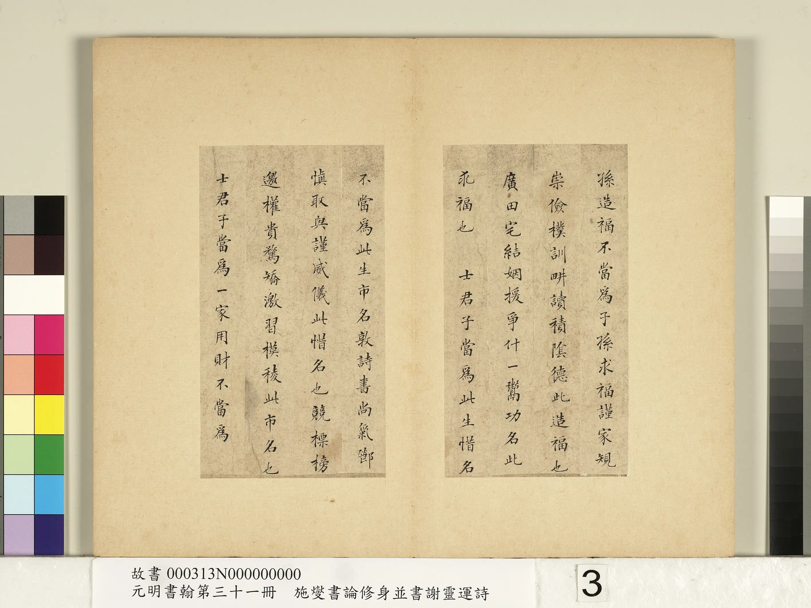 清代【施燮】《元明书翰第三十一册-书论修身》 第3张 清代【施燮】《元明书翰第三十一册-书论修身》 第3张