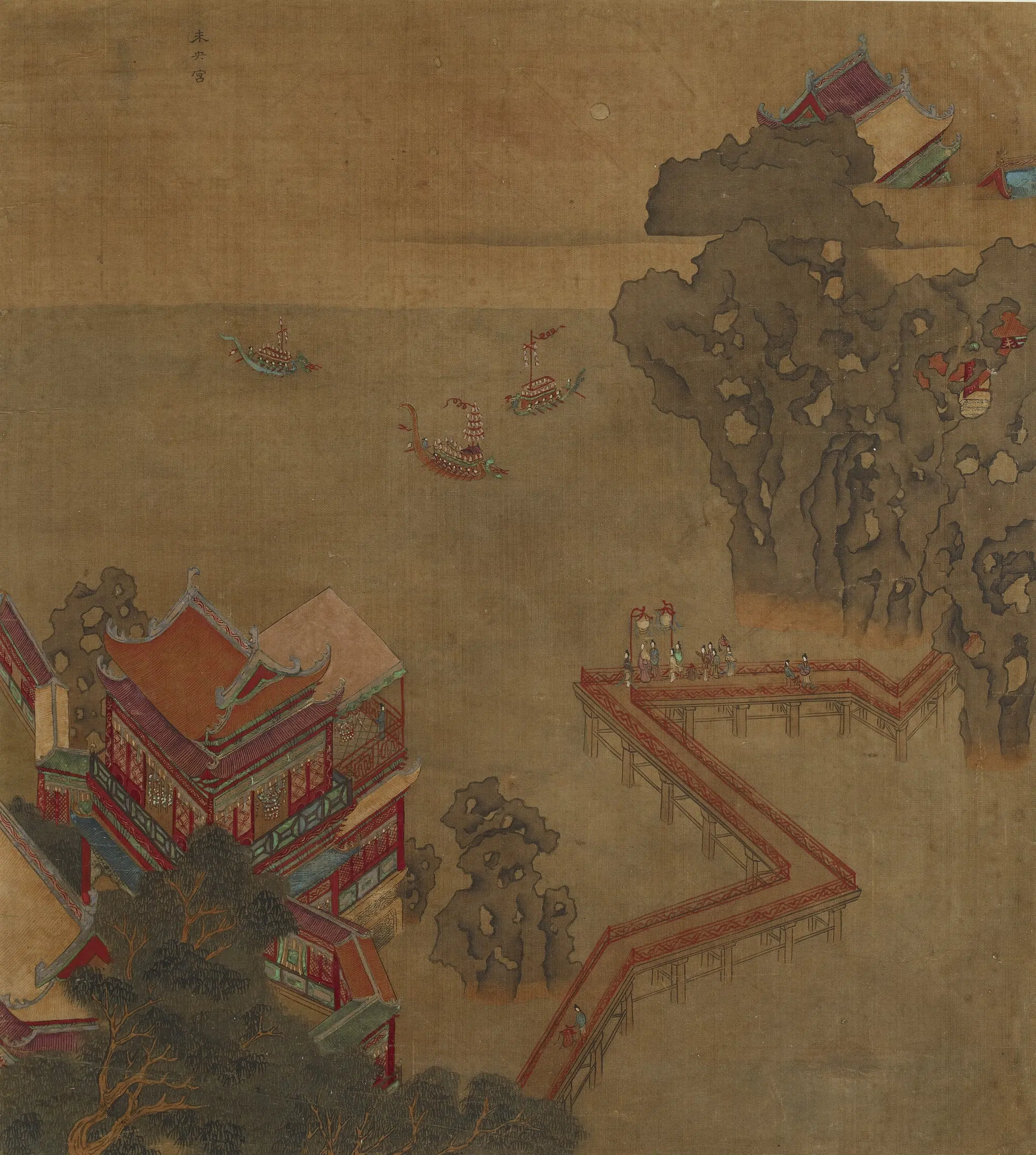 宋朝【赵伯驹】《未央宫》