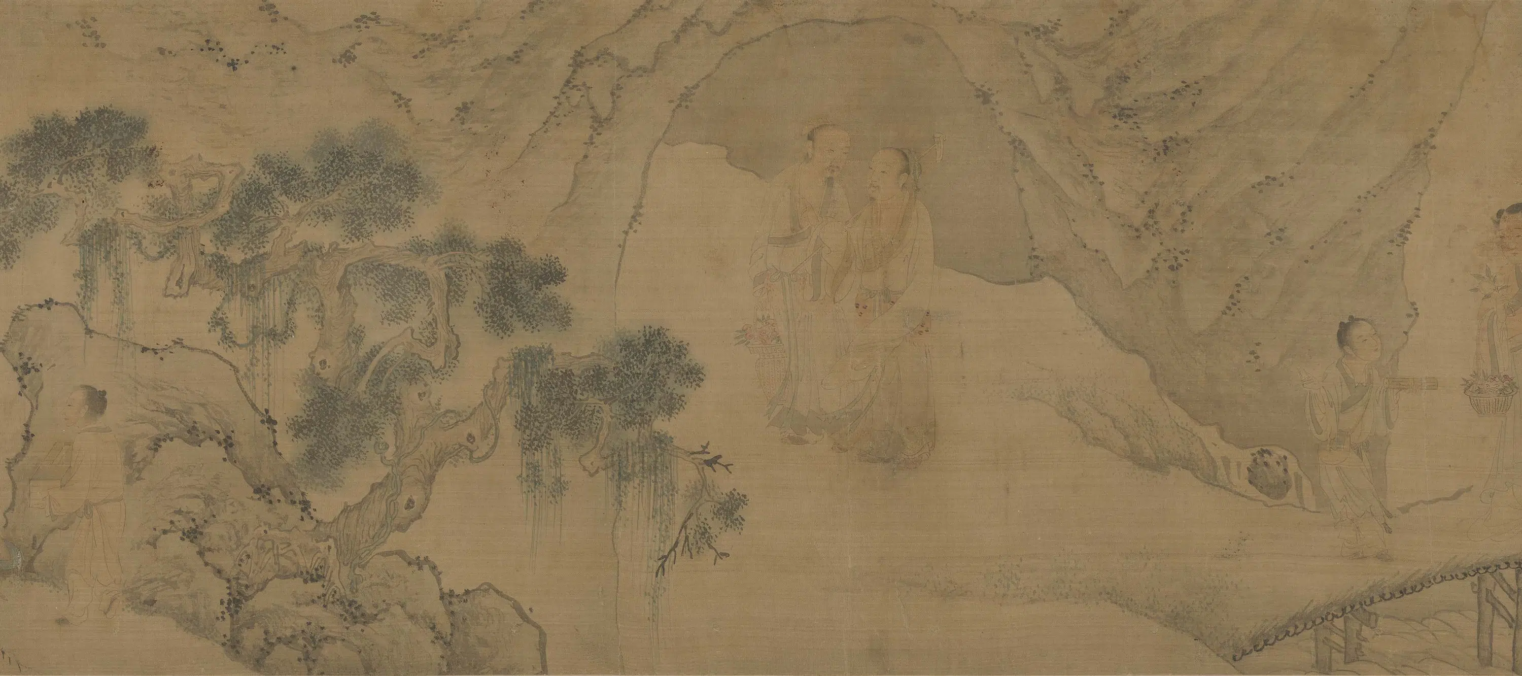 清代【佚名】《图卷渊明行迹图》 第2张