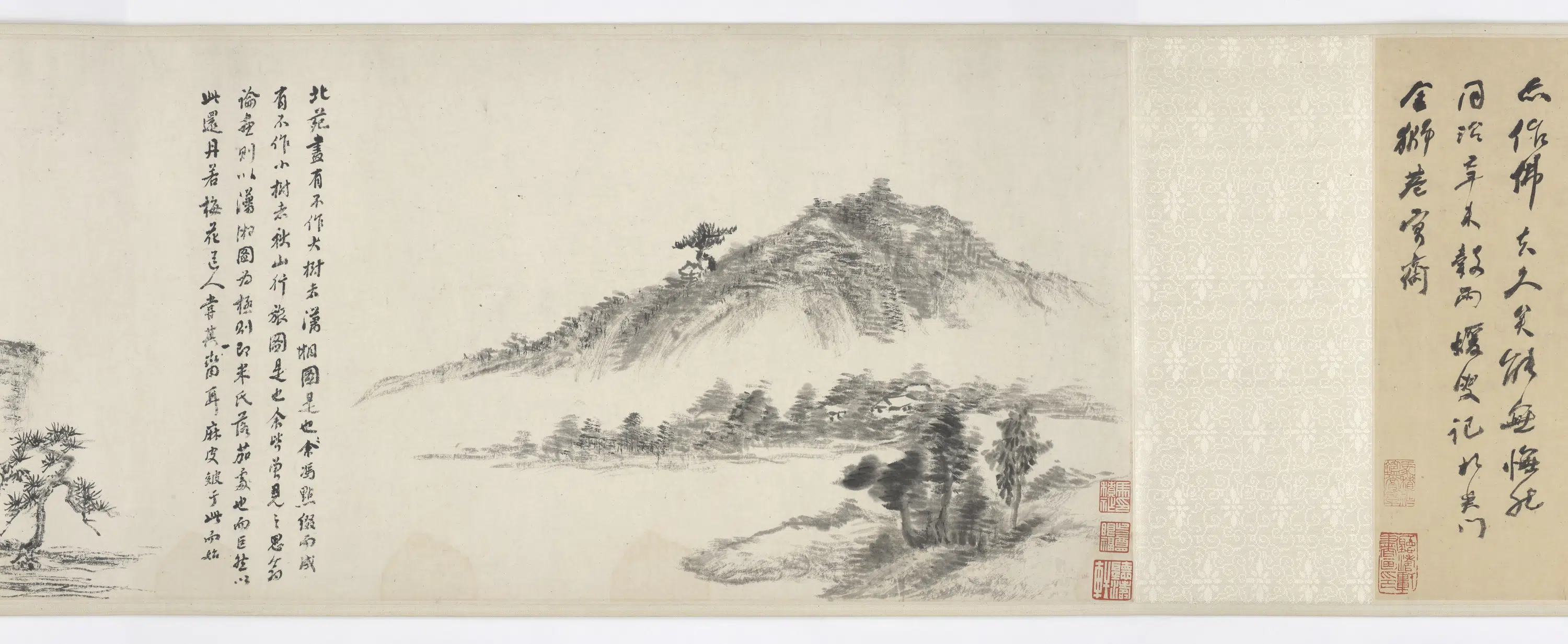 清朝【王宸（蓬樵）】《仿宋元粉本六段（山水）图卷》 第6张