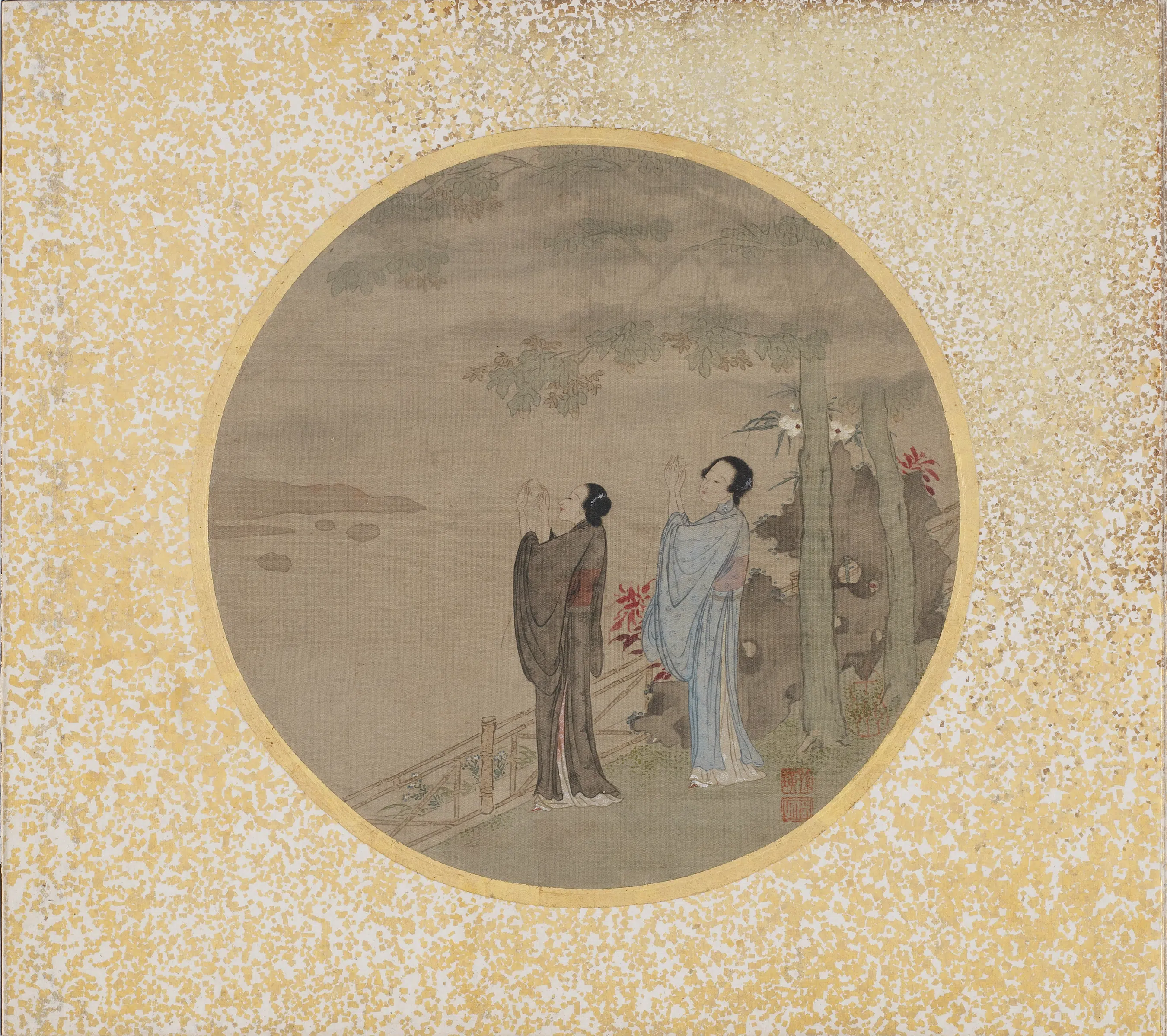清朝【孙璜】《人形之图册（仇英笔）》 第4张