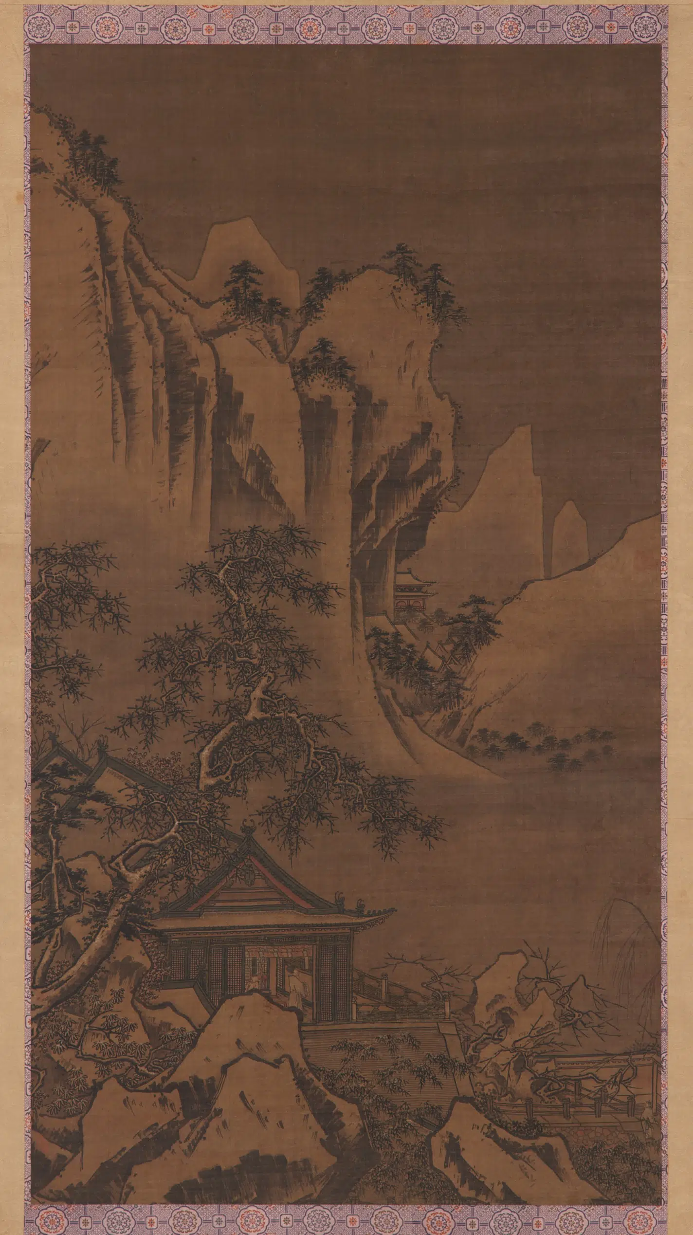 宋朝【马远】《静观冬山图》