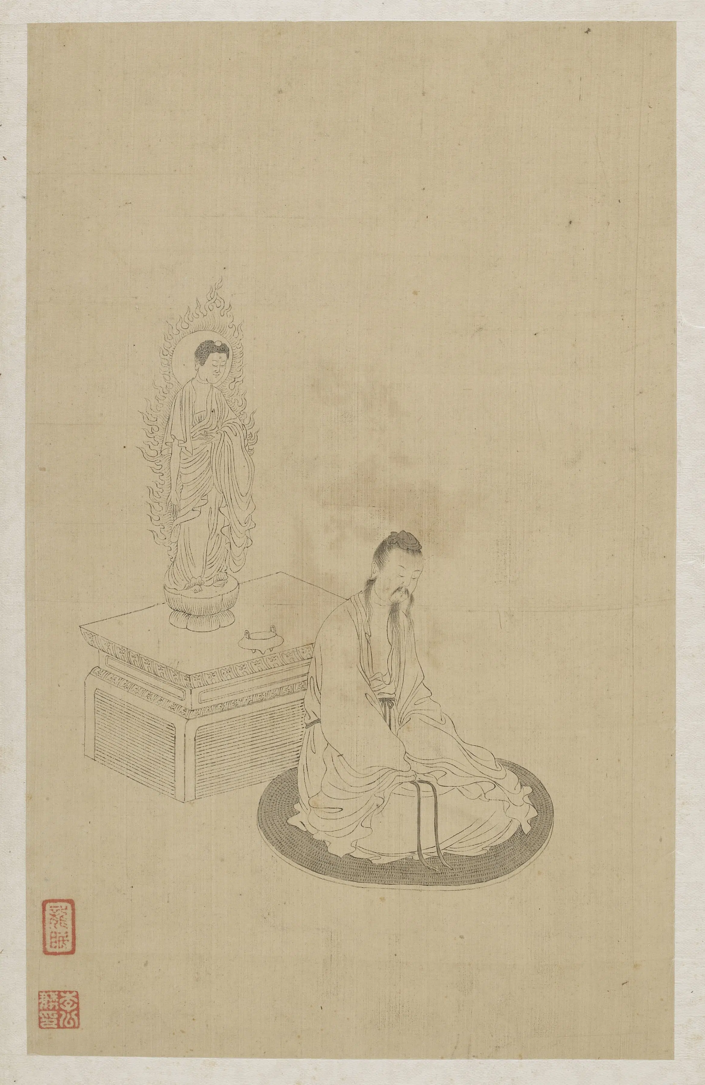 宋朝【李公麟】《人物画册》 第2张 宋朝【李公麟】《人物画册》 第2张