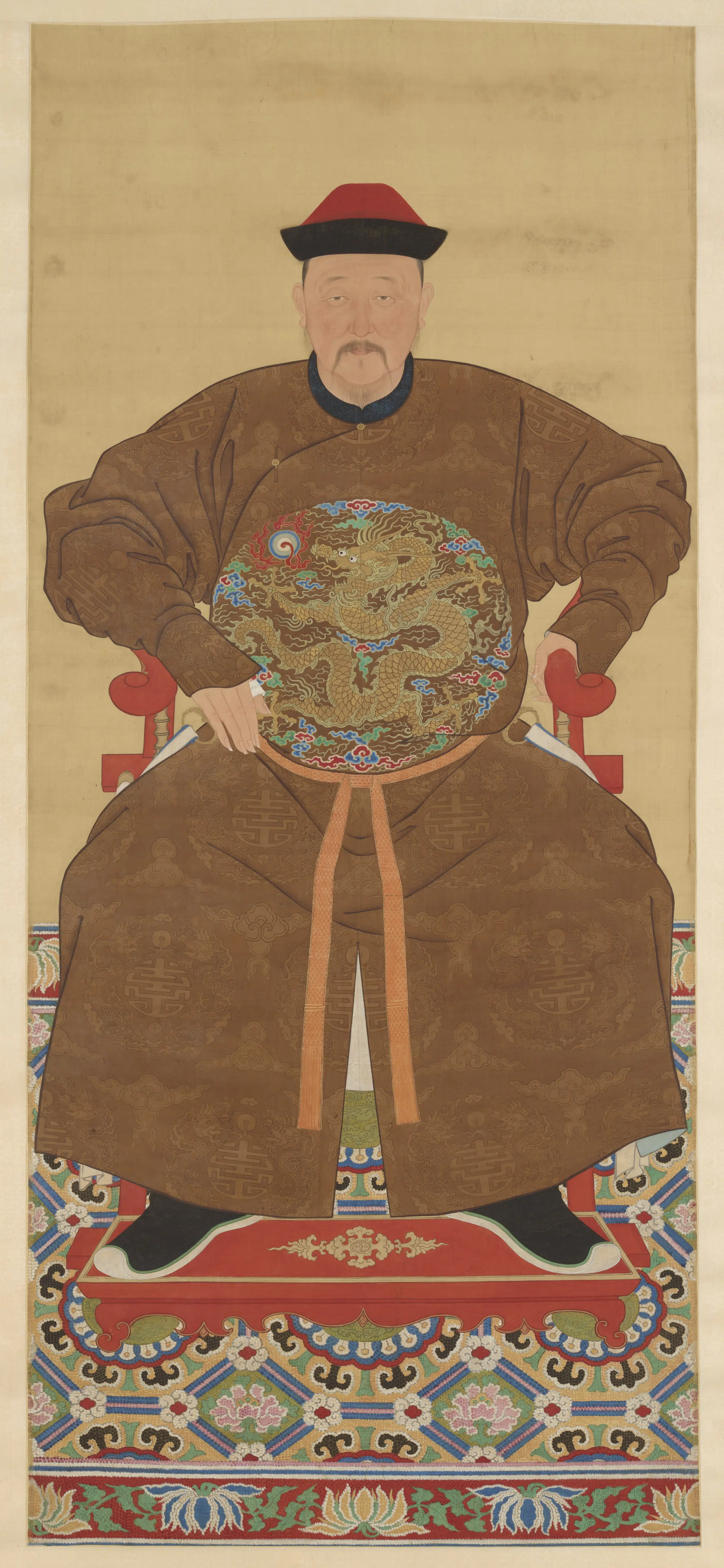 《允禟肖像》