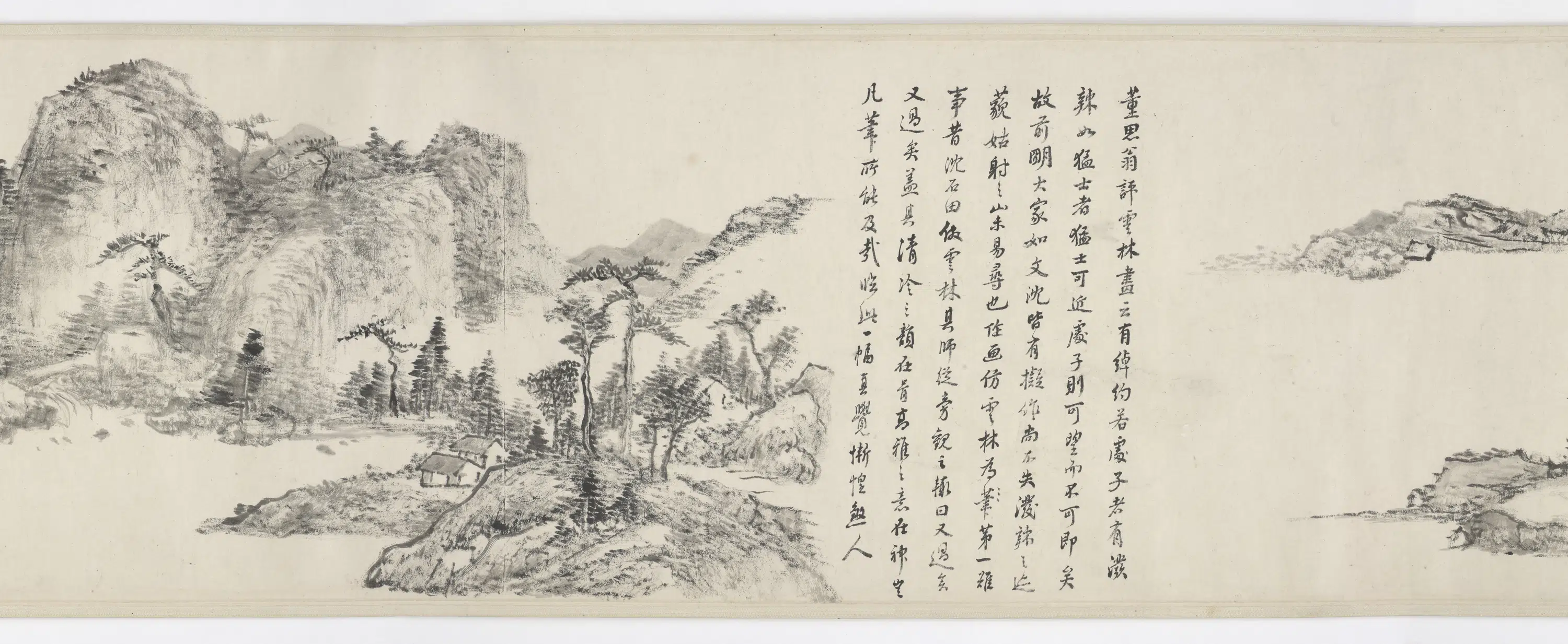 清朝【王宸（蓬樵）】《仿宋元粉本六段（山水）图卷》 第2张