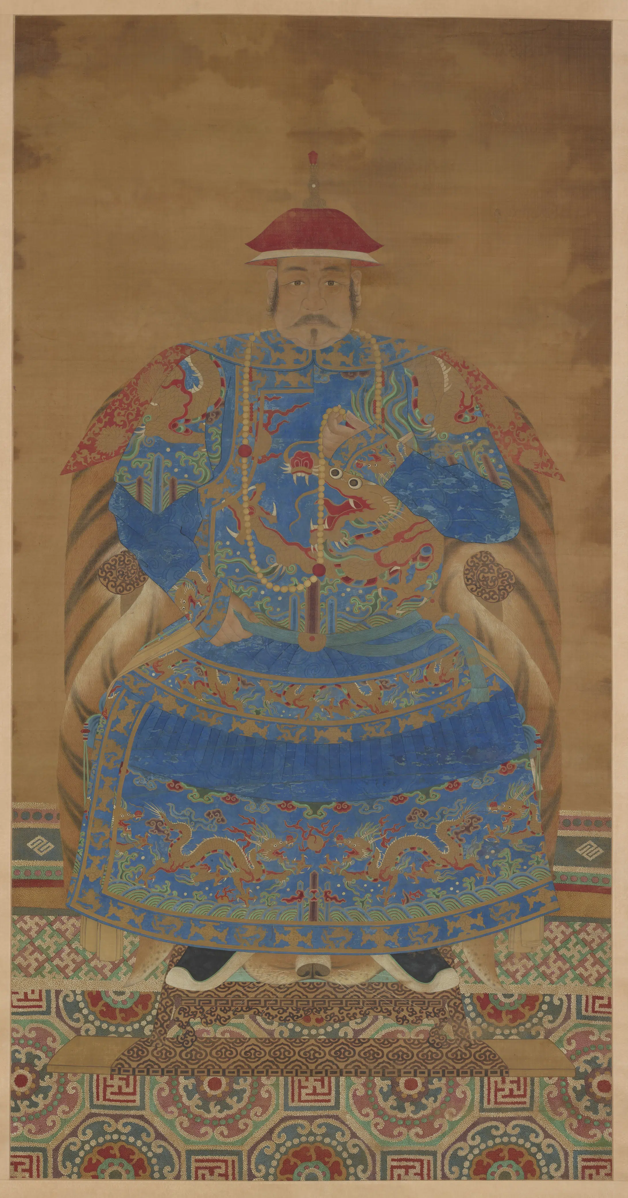 【佚名】《清代朝臣夏装肖像》