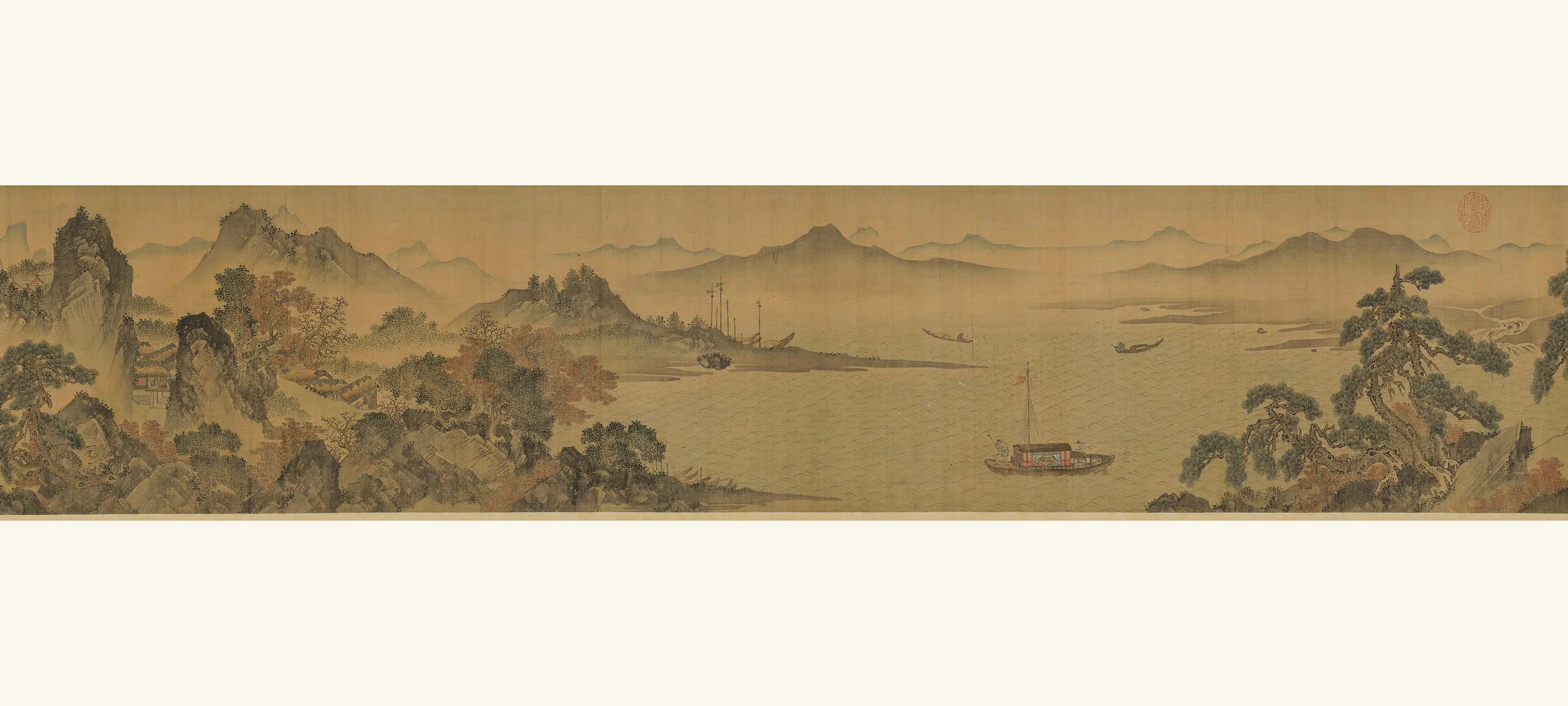 清代【佚名】《地图长江锦色图》 第4张 清代【佚名】《地图长江锦色图》 第4张