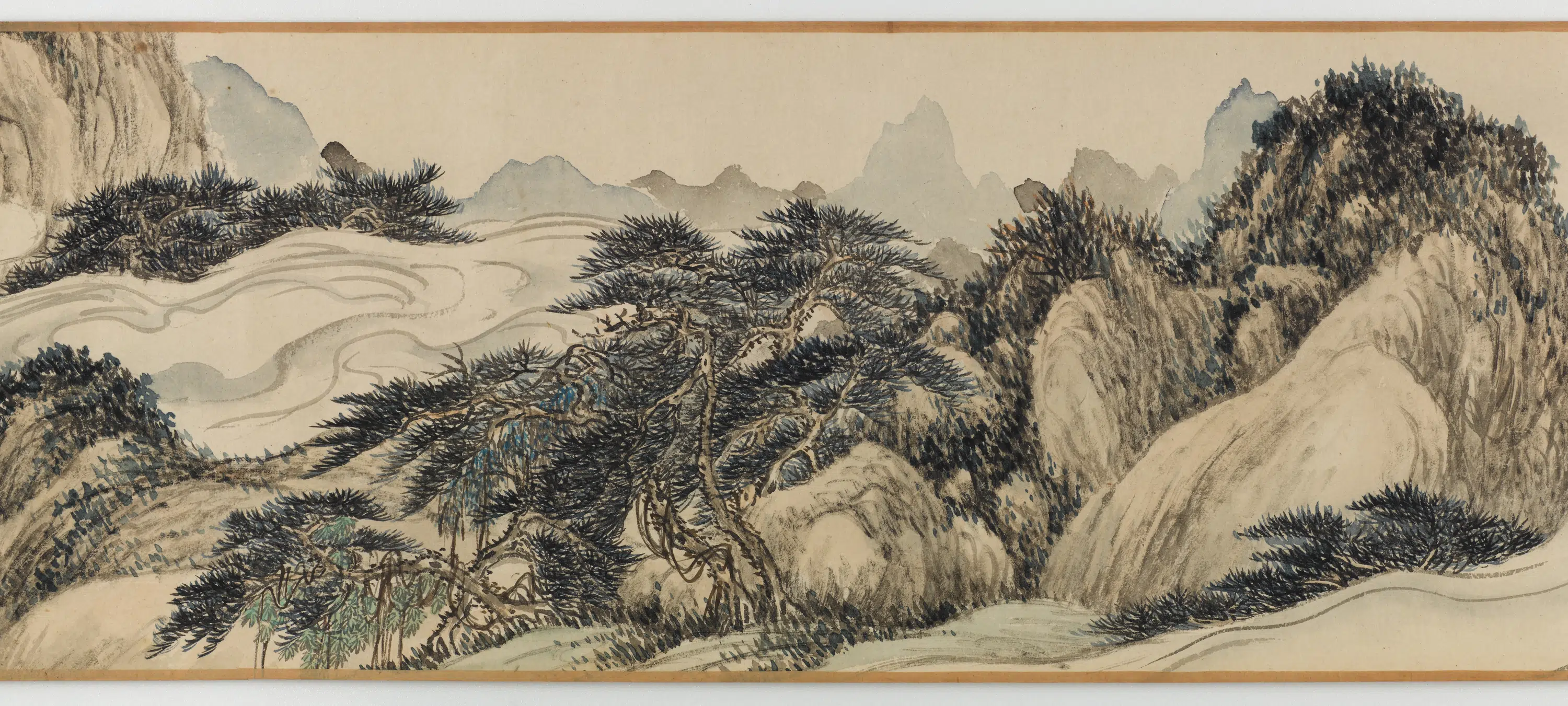 清朝【董邦达】《松壑云涛图卷》 第5张 清朝【董邦达】《松壑云涛图卷》 第5张
