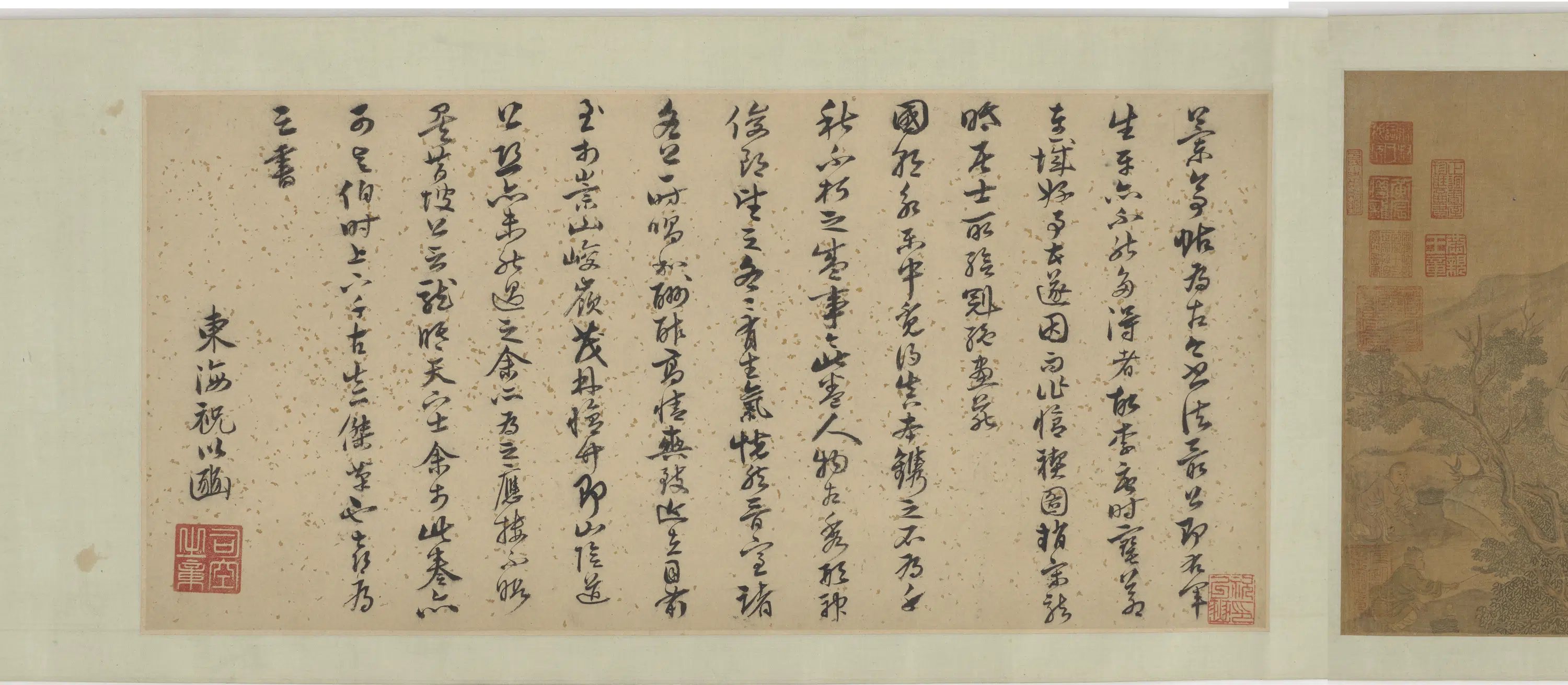 宋朝【李公麟】《兰亭雅集图卷》