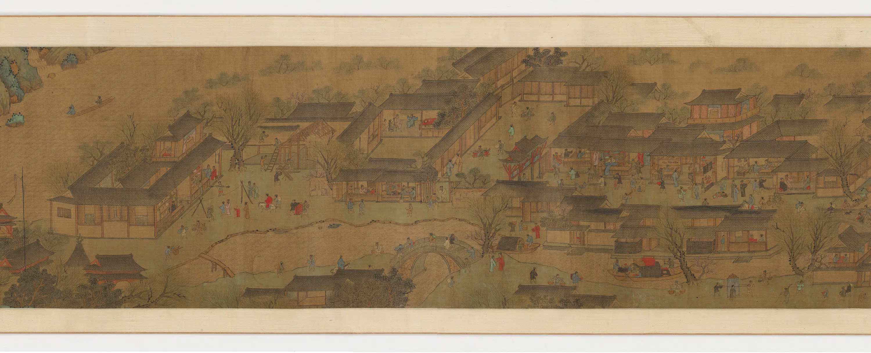 宋朝【张择端】《江村春景图》 第4张