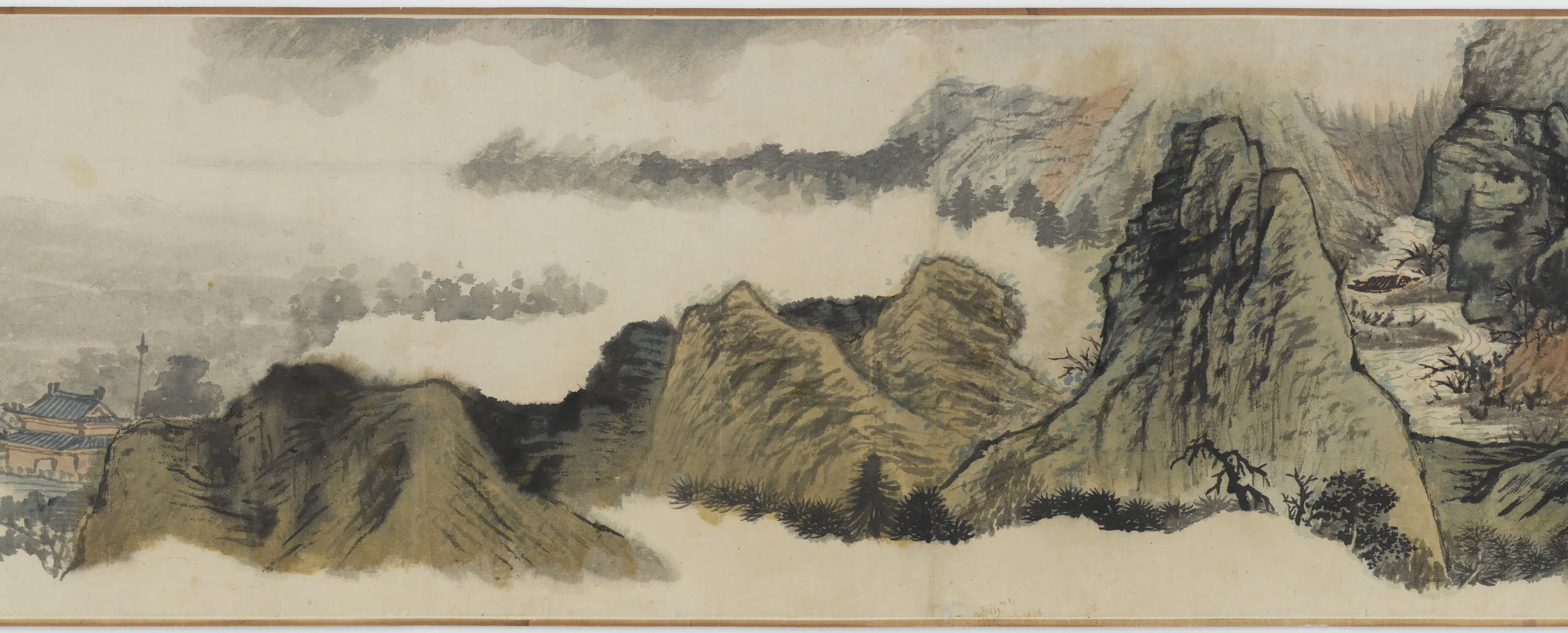 清朝【石涛】《桃源胜境图卷》 第3张 清朝【石涛】《桃源胜境图卷》 第3张