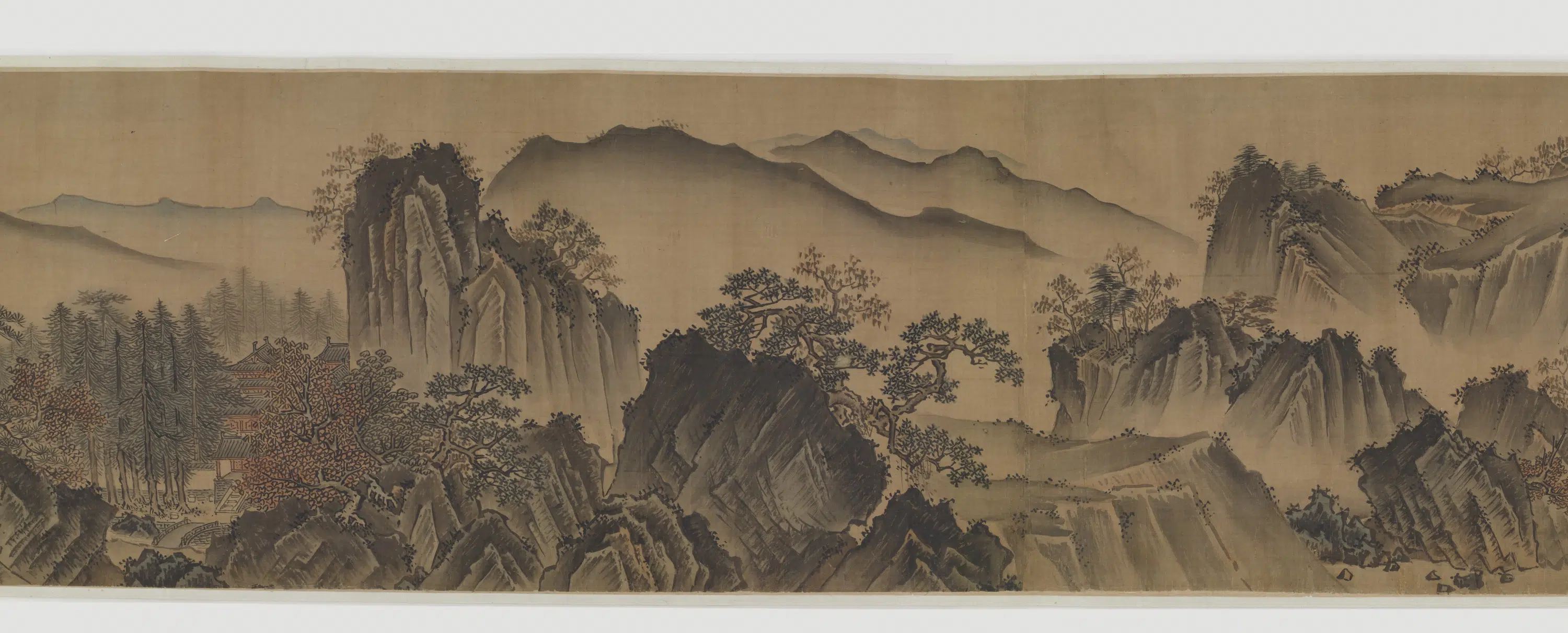 宋朝【夏圭（珪）】《江村图卷（千岩竞秀图）》 第5张