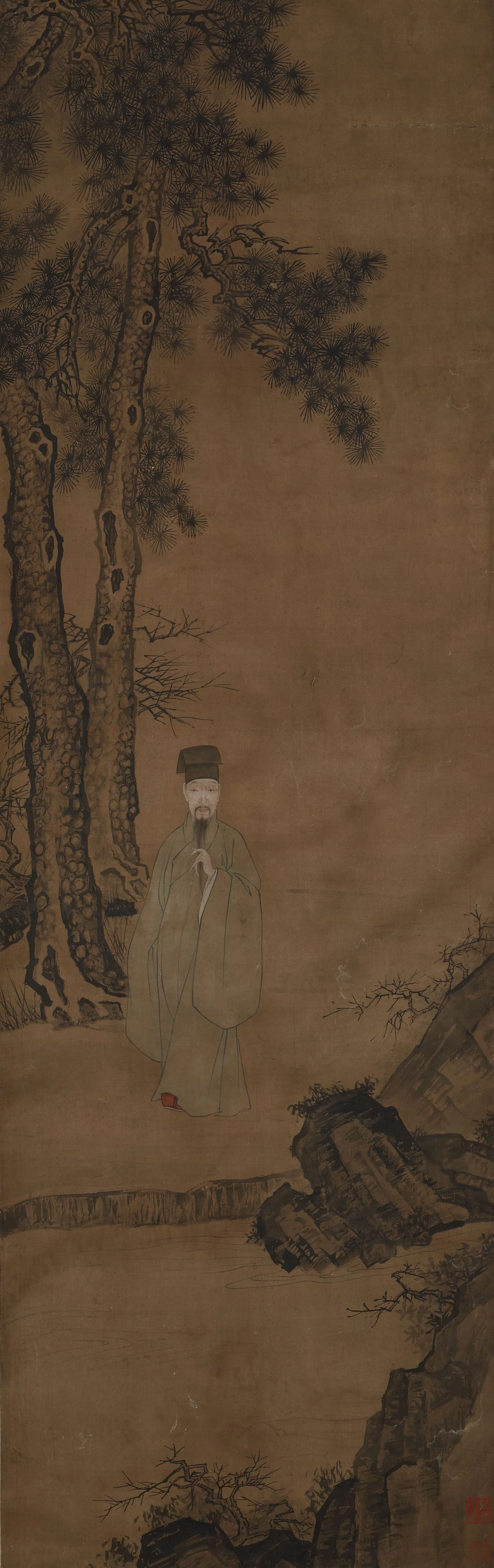 明朝【张遂辰】《曾鲸张卿子(遂辰)像》 第1张 明朝【张遂辰】《曾鲸张卿子(遂辰)像》 第1张