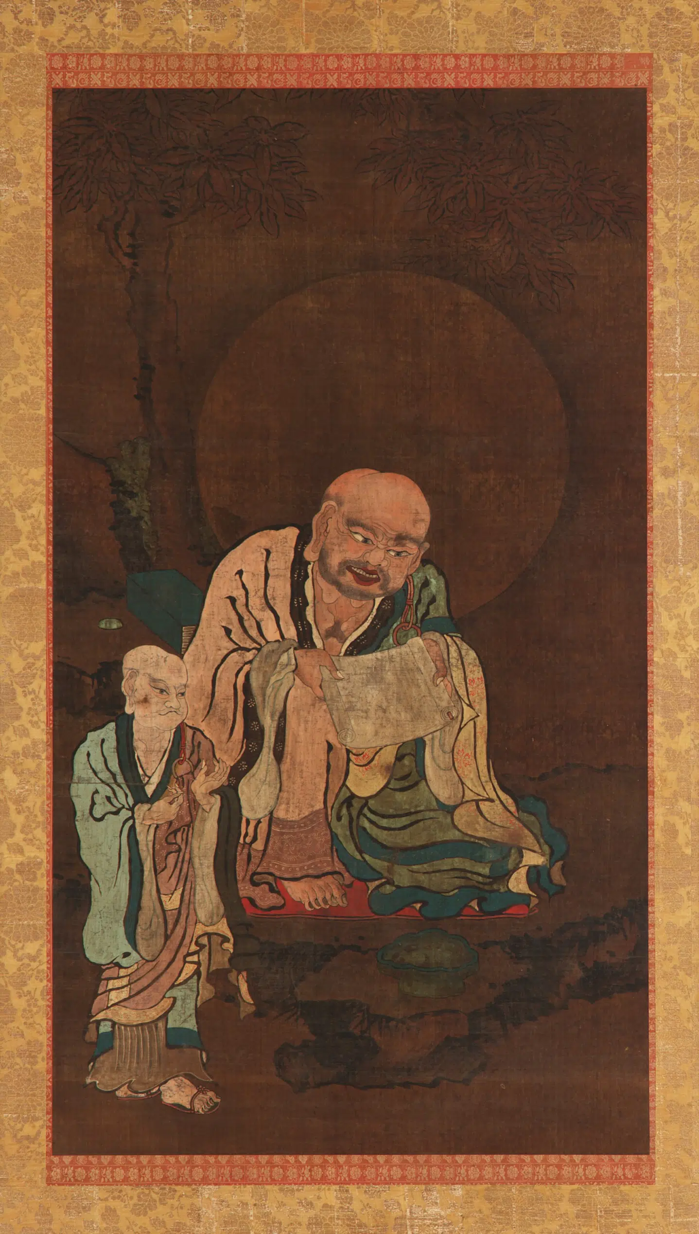 《罗汉侍童图-1》