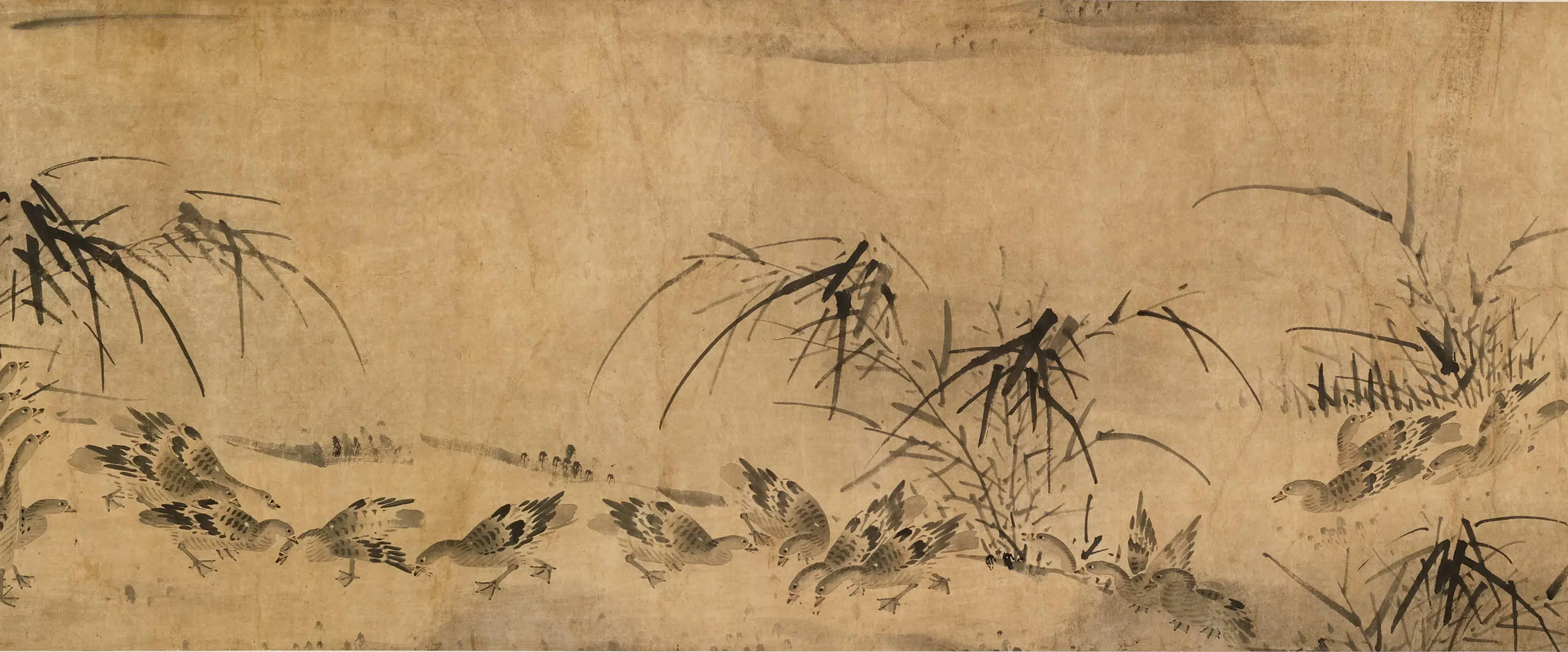 清代【陈应麟】《芦雁图卷》 第2张