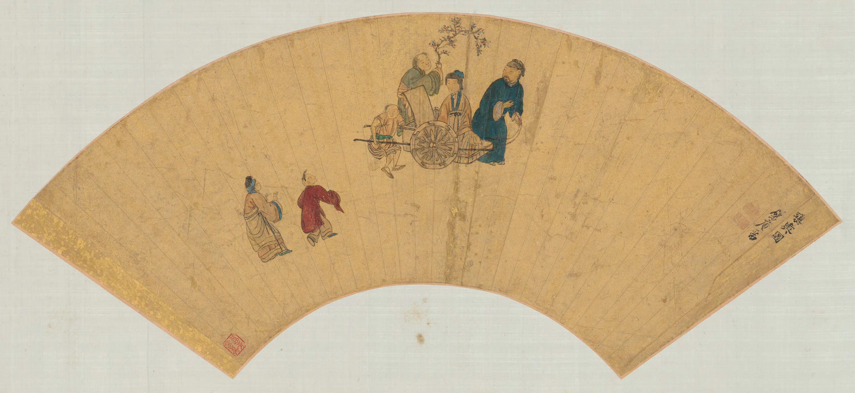 明朝【释檗庵(邝日晋)】《崔邠导舆图》