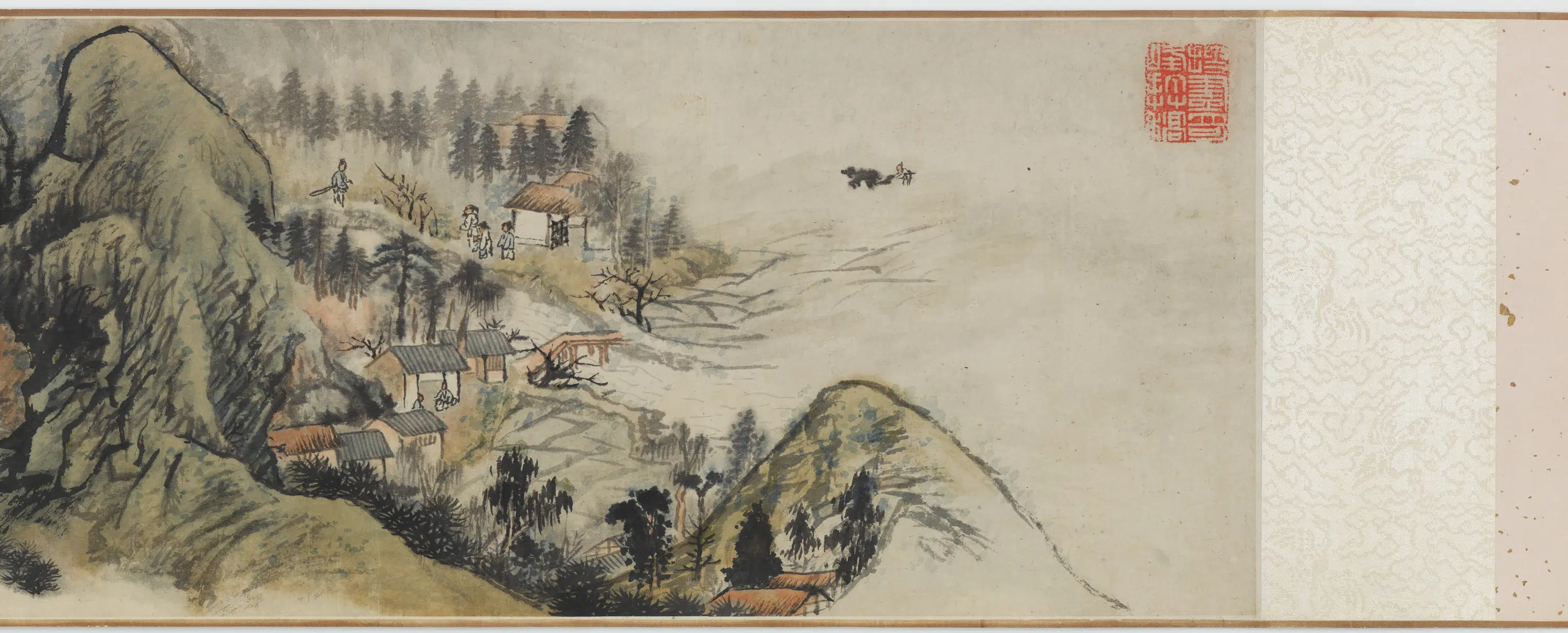 清朝【石涛】《桃源胜境图卷》 第4张 清朝【石涛】《桃源胜境图卷》 第4张
