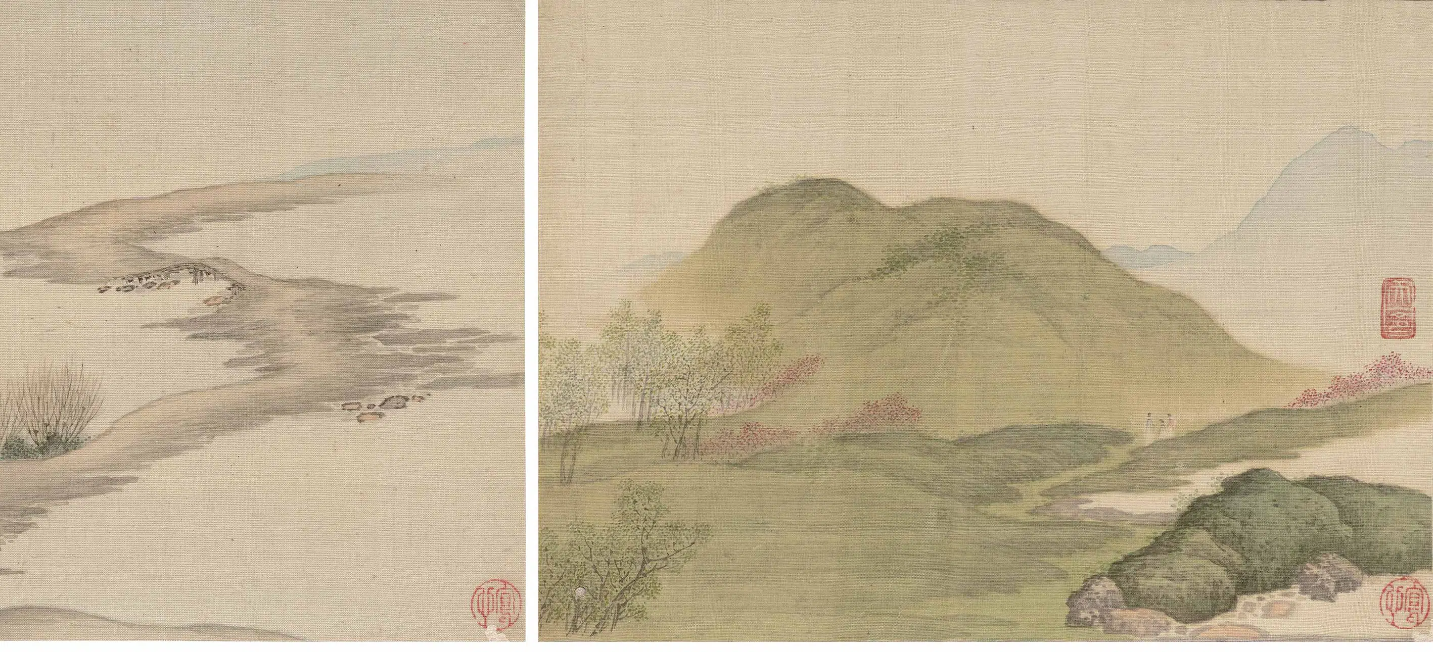 清代【谢荪】《山水写心册》 第5张