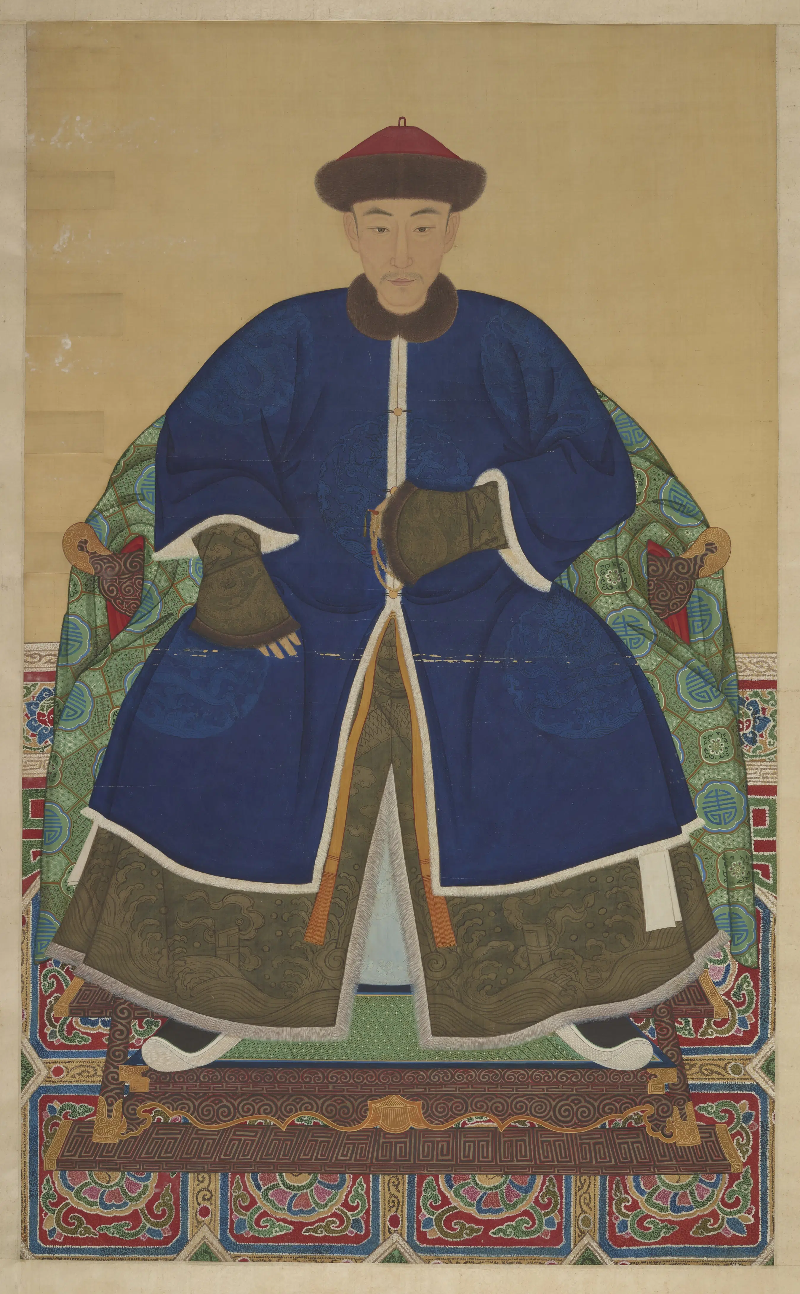《敦郡王允䄉朝像图》