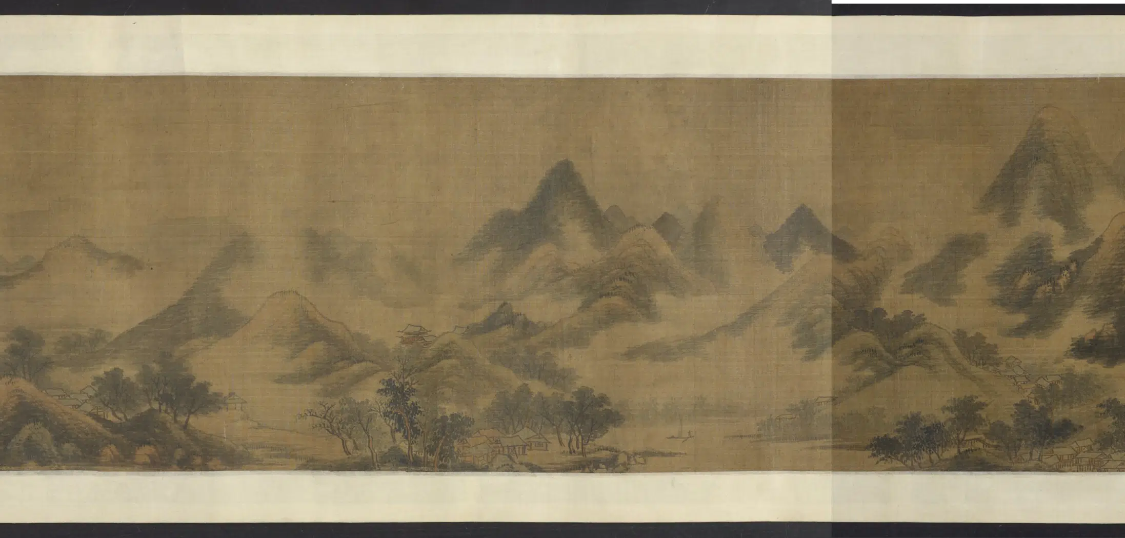 元朝【高克恭】《云山图卷》 第3张