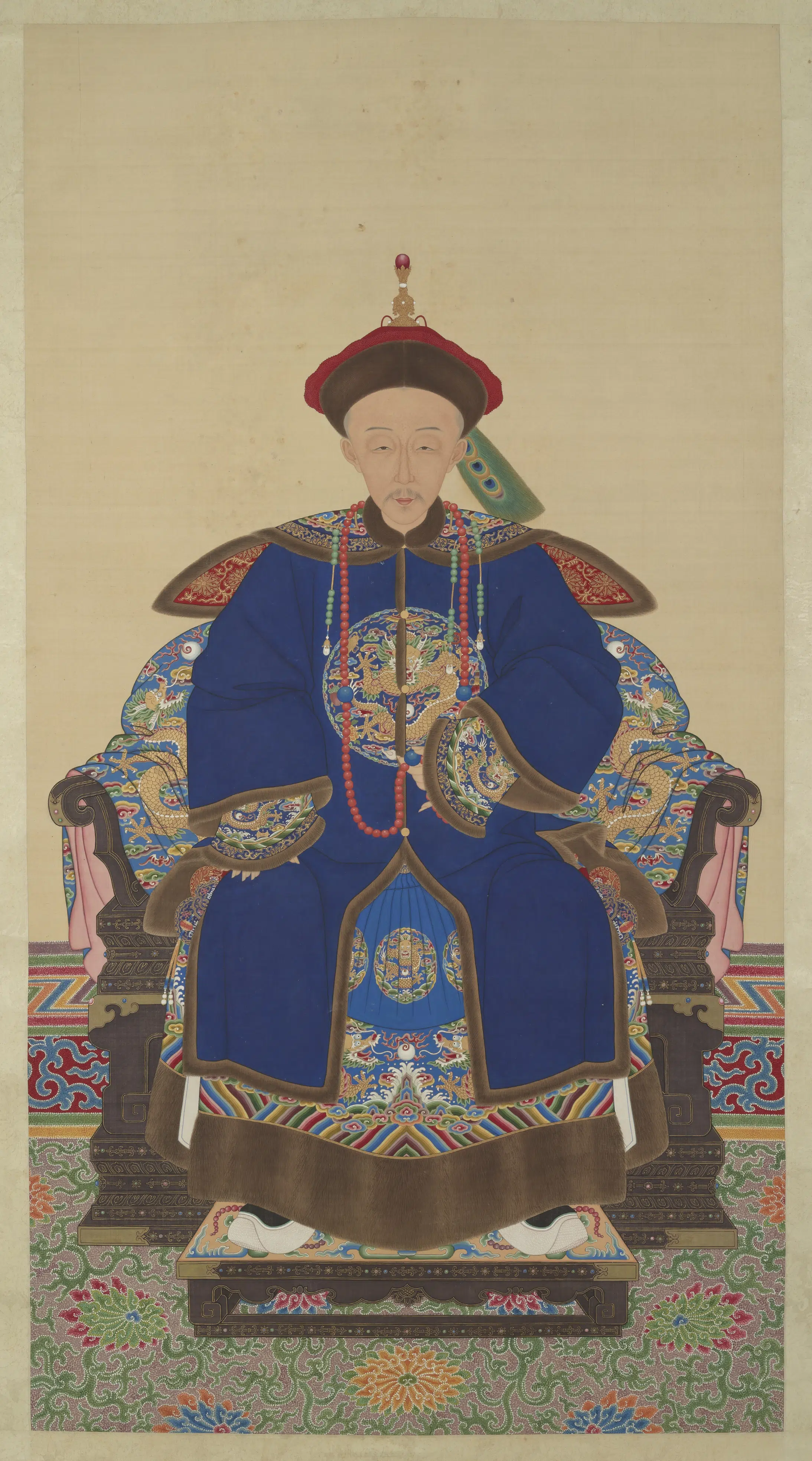 《贾青十七弟像》