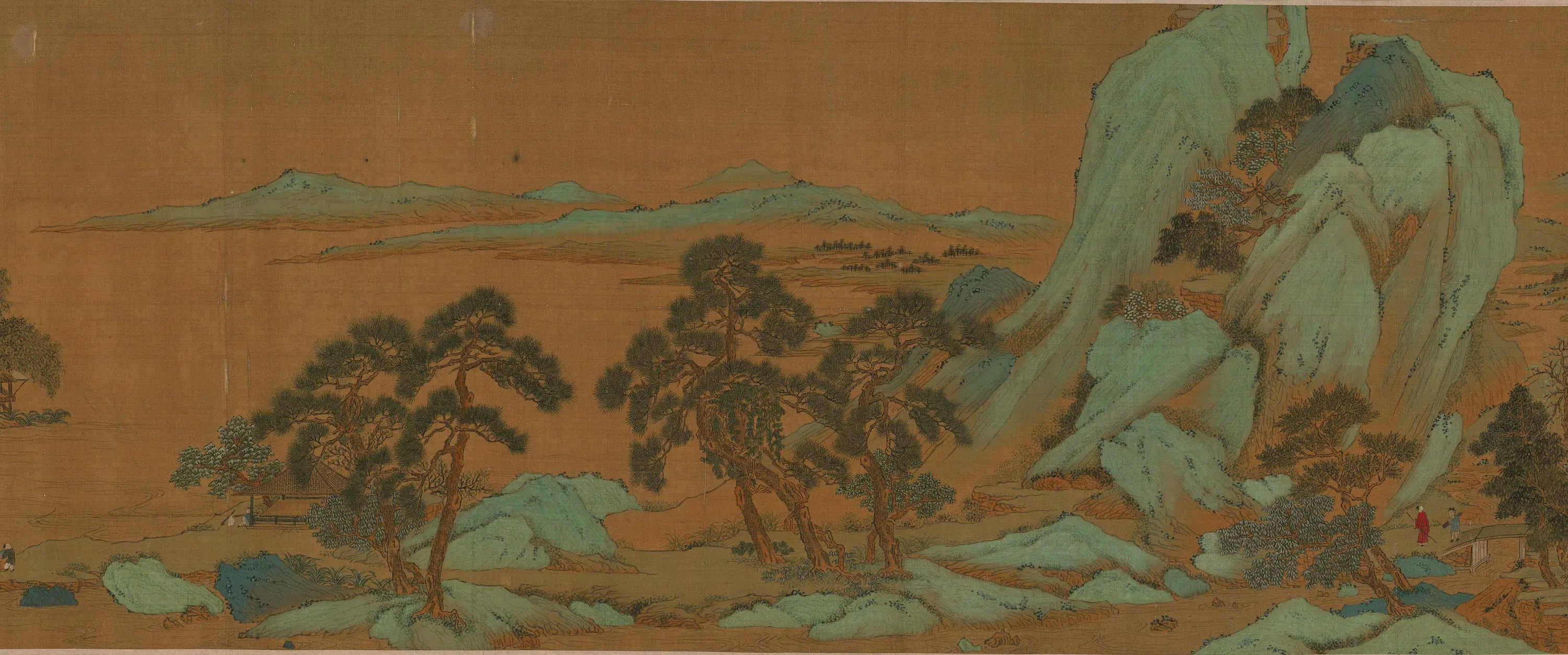 清代【佚名】《图卷园林景色》 第3张