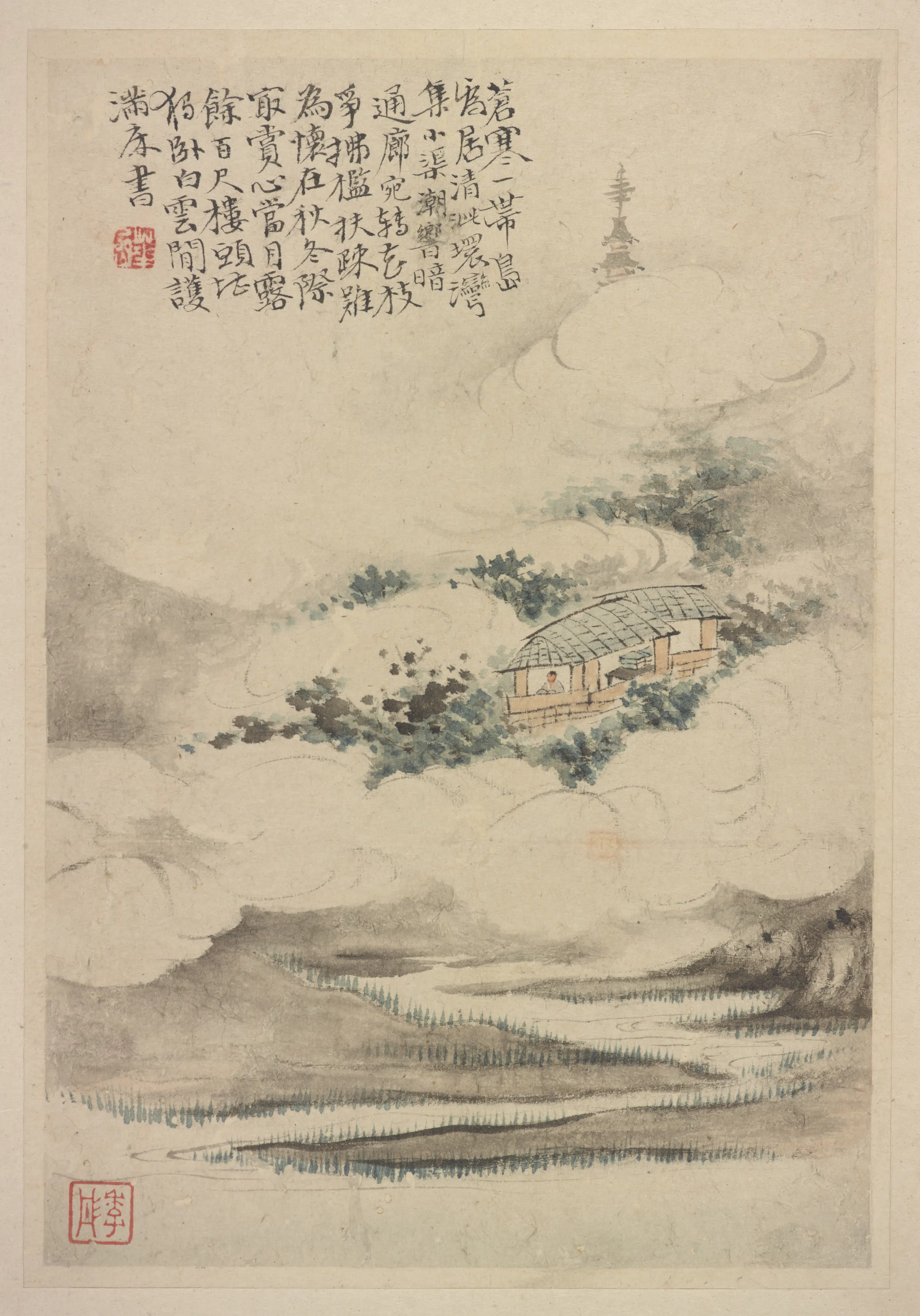 清朝【华岩】《新罗山人山水神品册》 第3张 清朝【华岩】《新罗山人山水神品册》 第3张