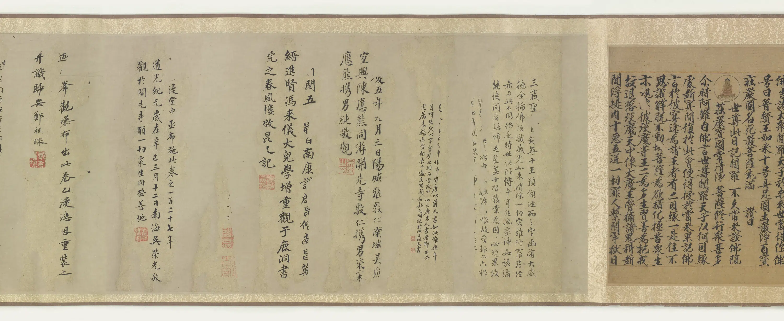 唐朝【吴道子】《释迦牟尼佛会图》 第6张 唐朝【吴道子】《释迦牟尼佛会图》 第6张