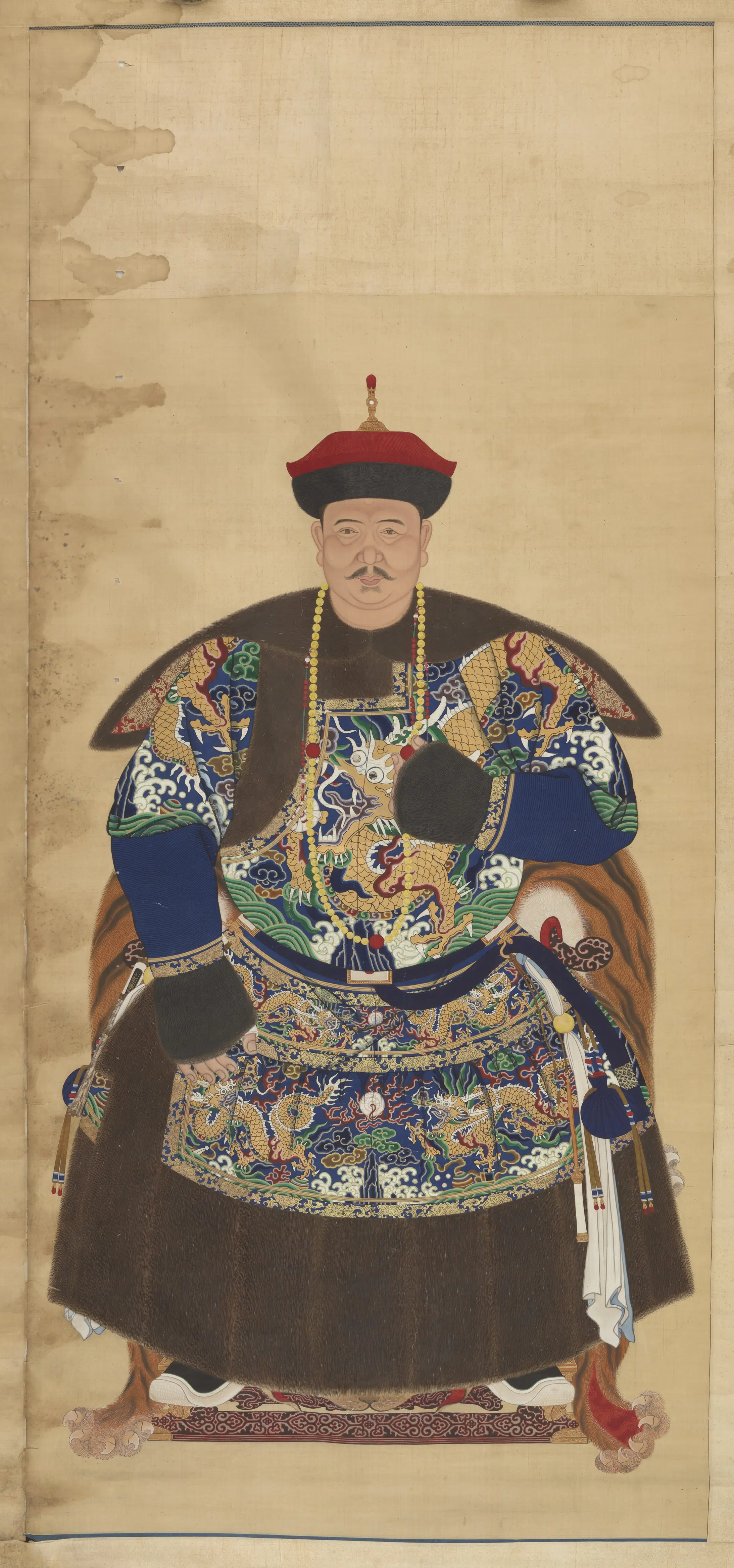 《清代冬装朝臣肖像-1》