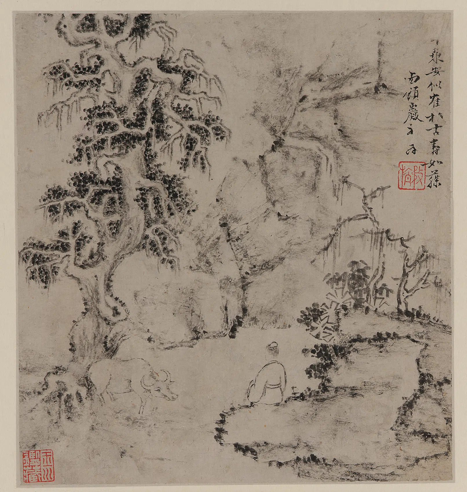 清朝【戴本孝】《山水图册》 第10张