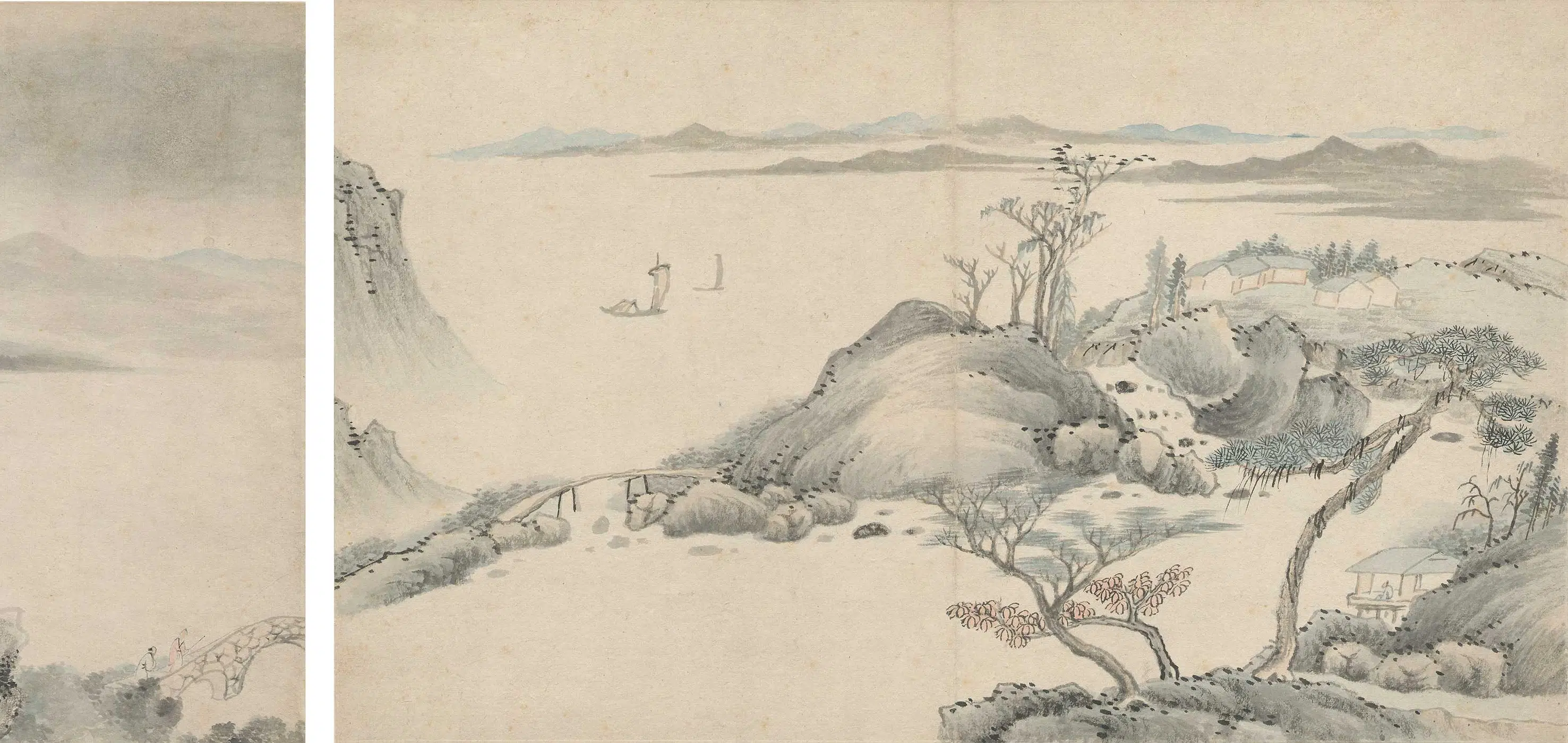 清代【高简】《拟江参山水册》 第8张 清代【高简】《拟江参山水册》 第8张
