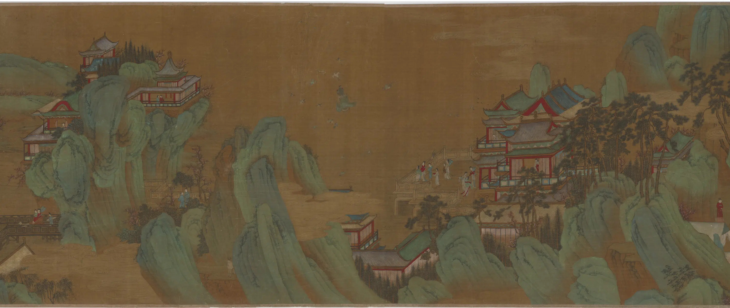 元朝【王振鹏】《水殿图卷》 第3张