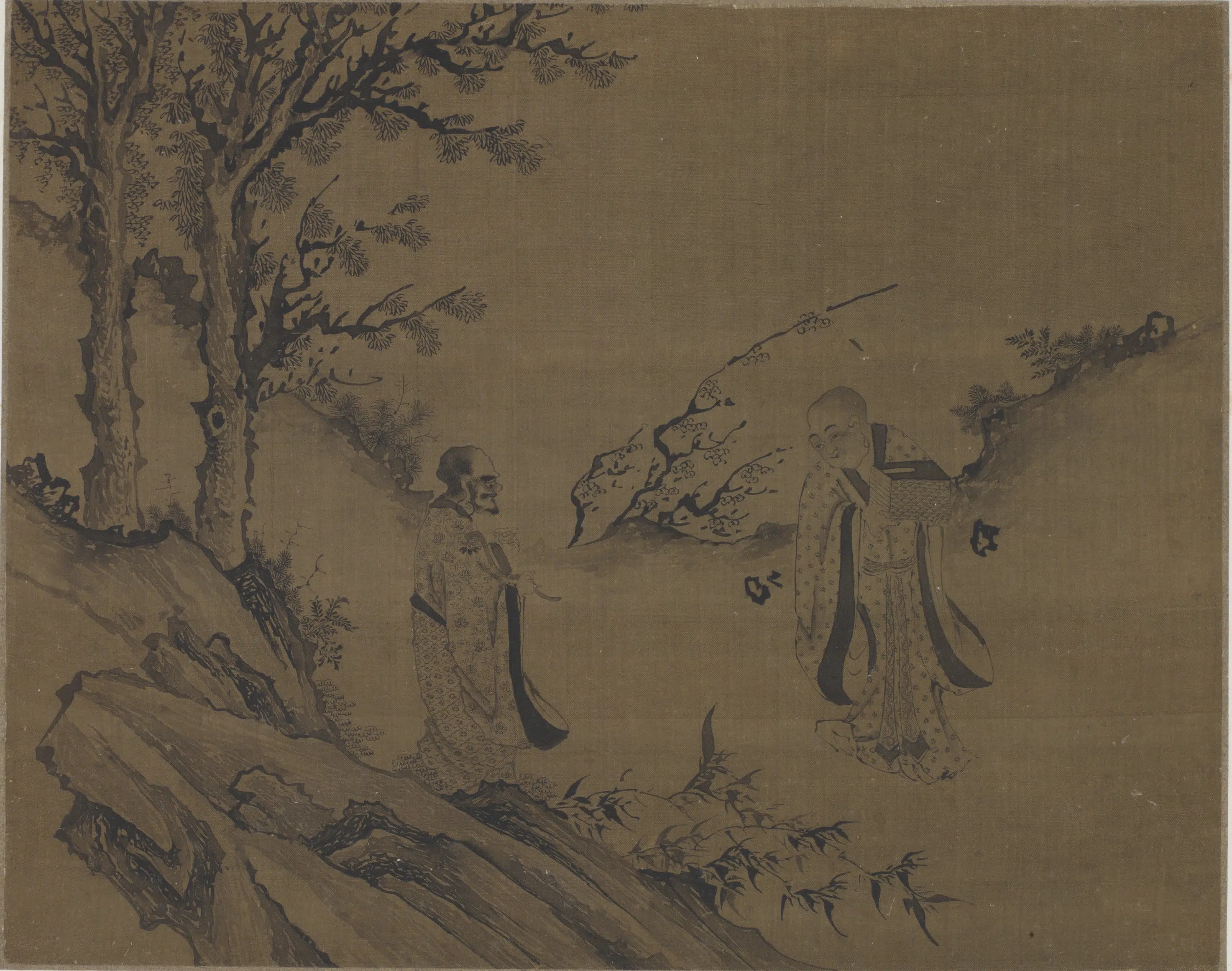 宋朝【李公麟】《十八罗汉图册-1》 第4张 宋朝【李公麟】《十八罗汉图册-1》 第4张